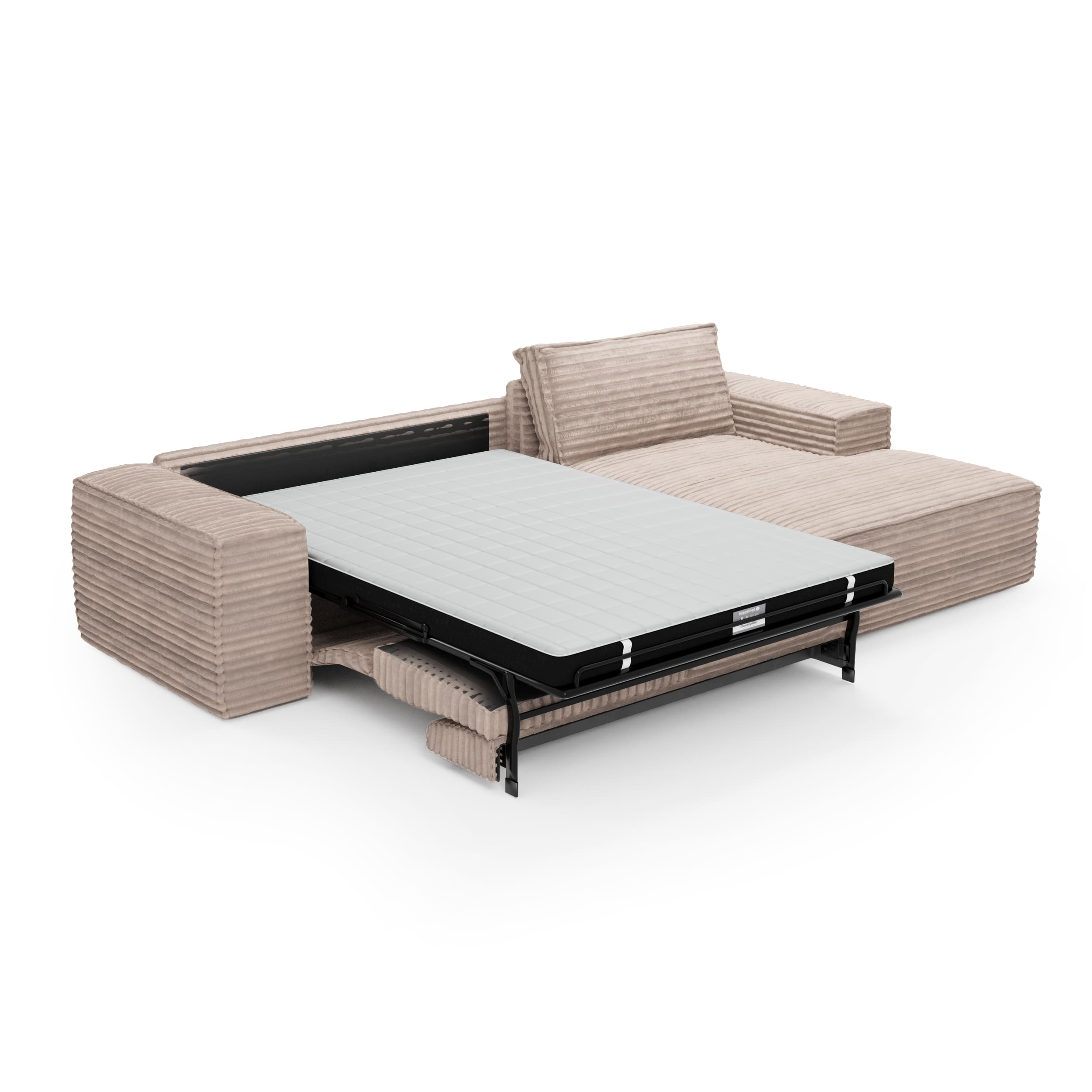 joan - Canapé convertible beige - Vue supplémentaire 2