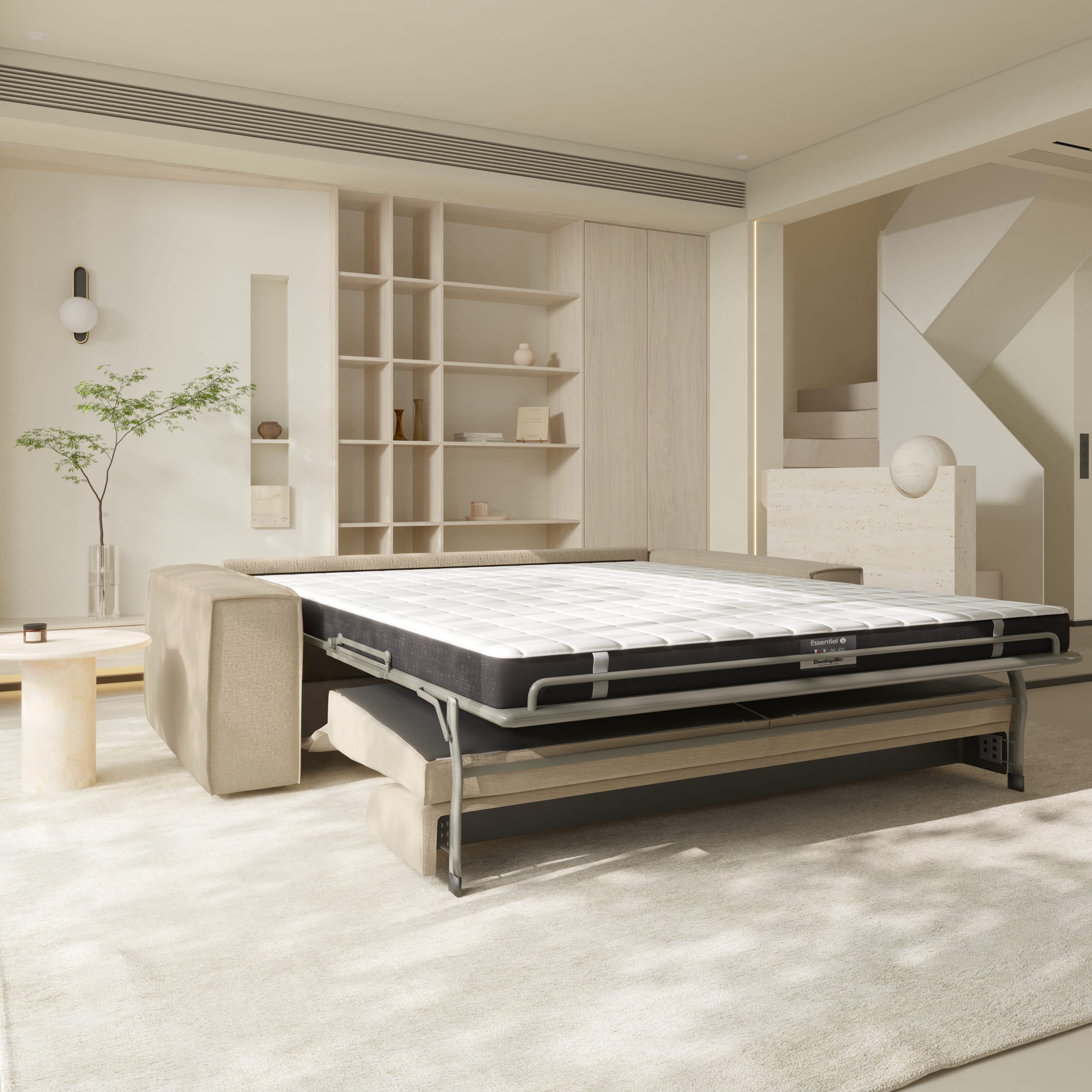 joan - Canapé velours Beige - Vue supplémentaire 2