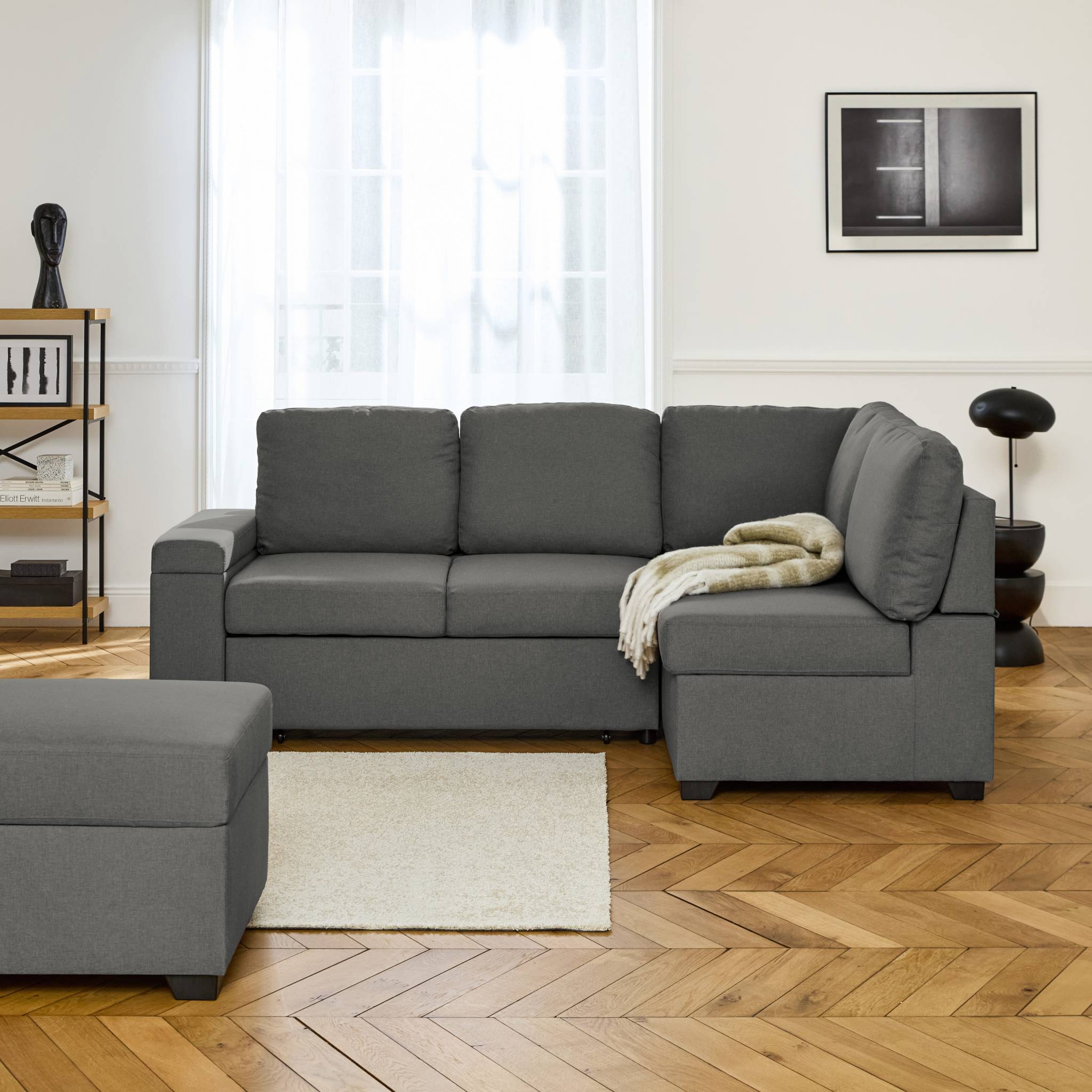 carl - Canapé convertible Gris - Vue supplémentaire 2