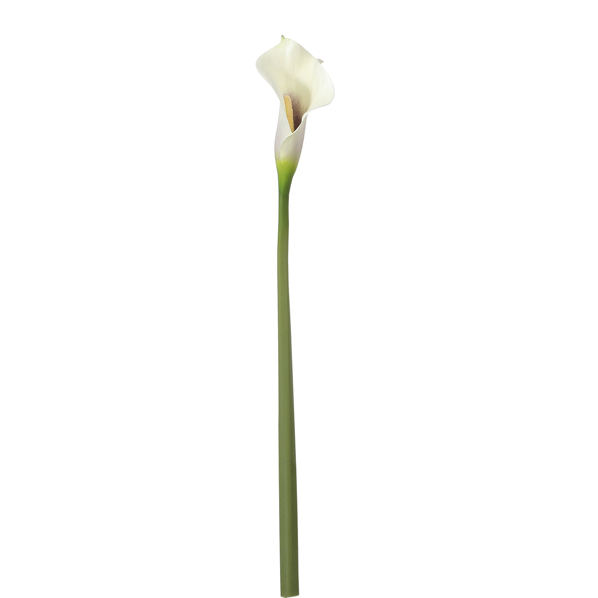 Arum calla artificielle blanche et violette H52