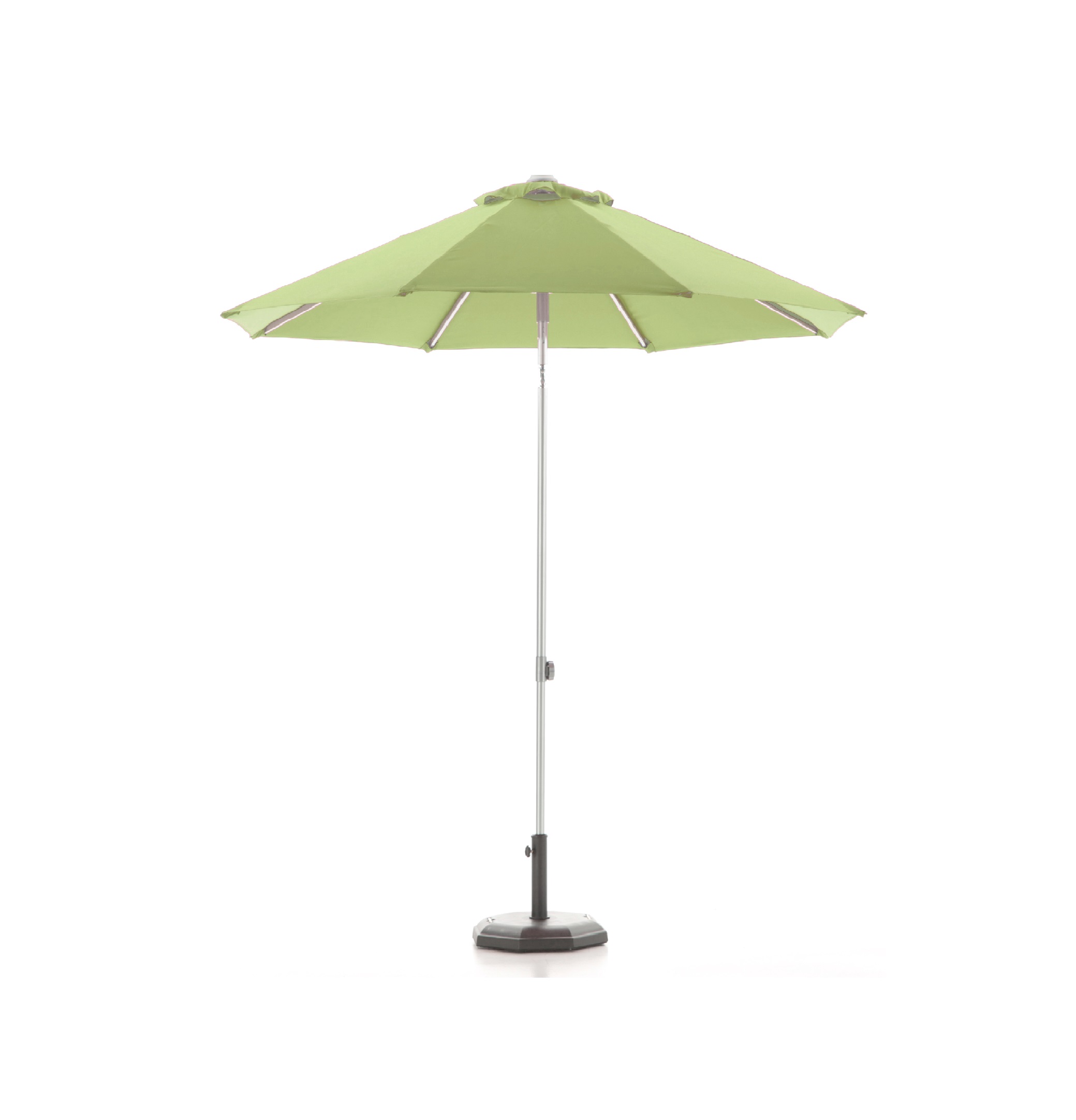 Parasol aluminium diamètre 250 cm vert - puerto rico