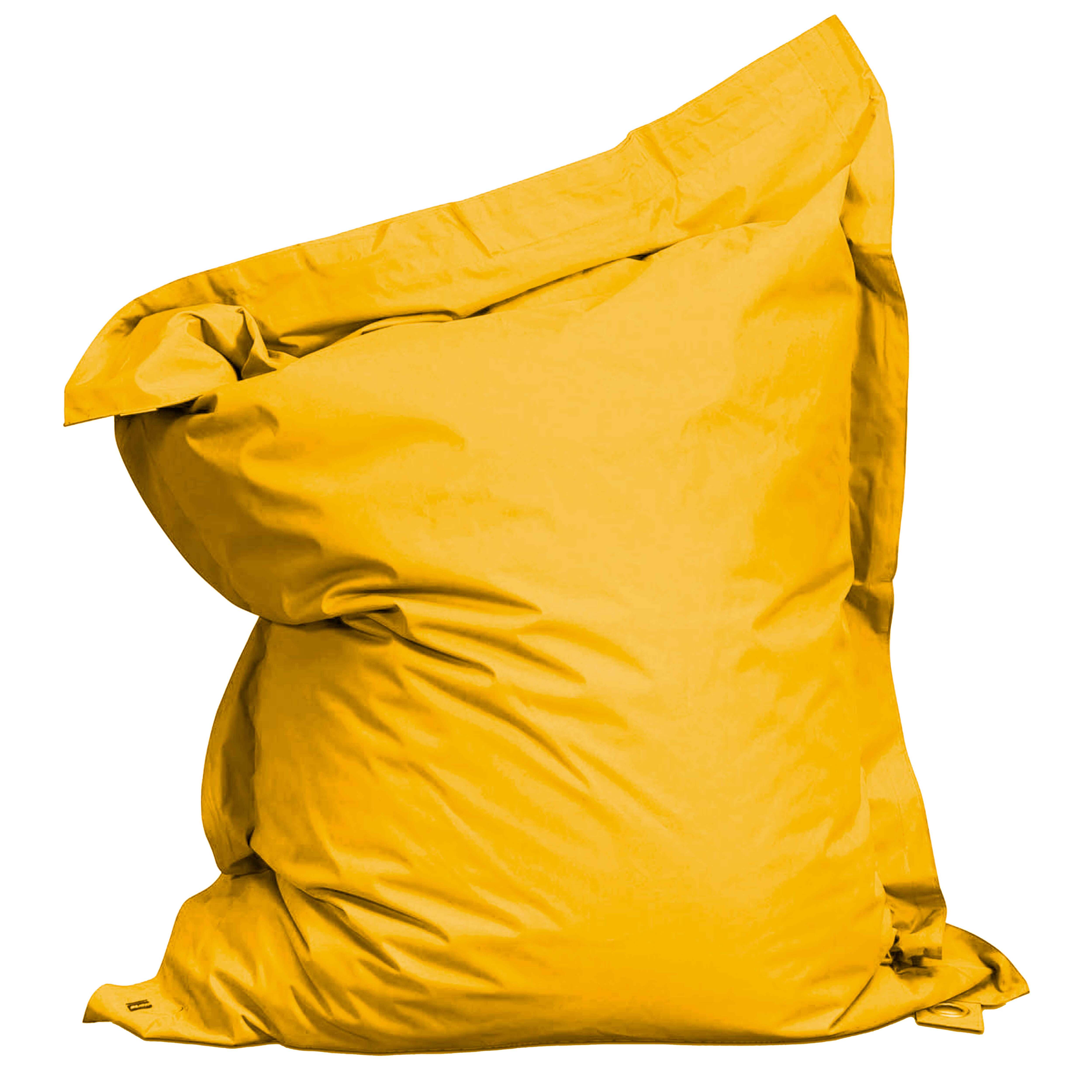 Coussin de sol XXL jaune