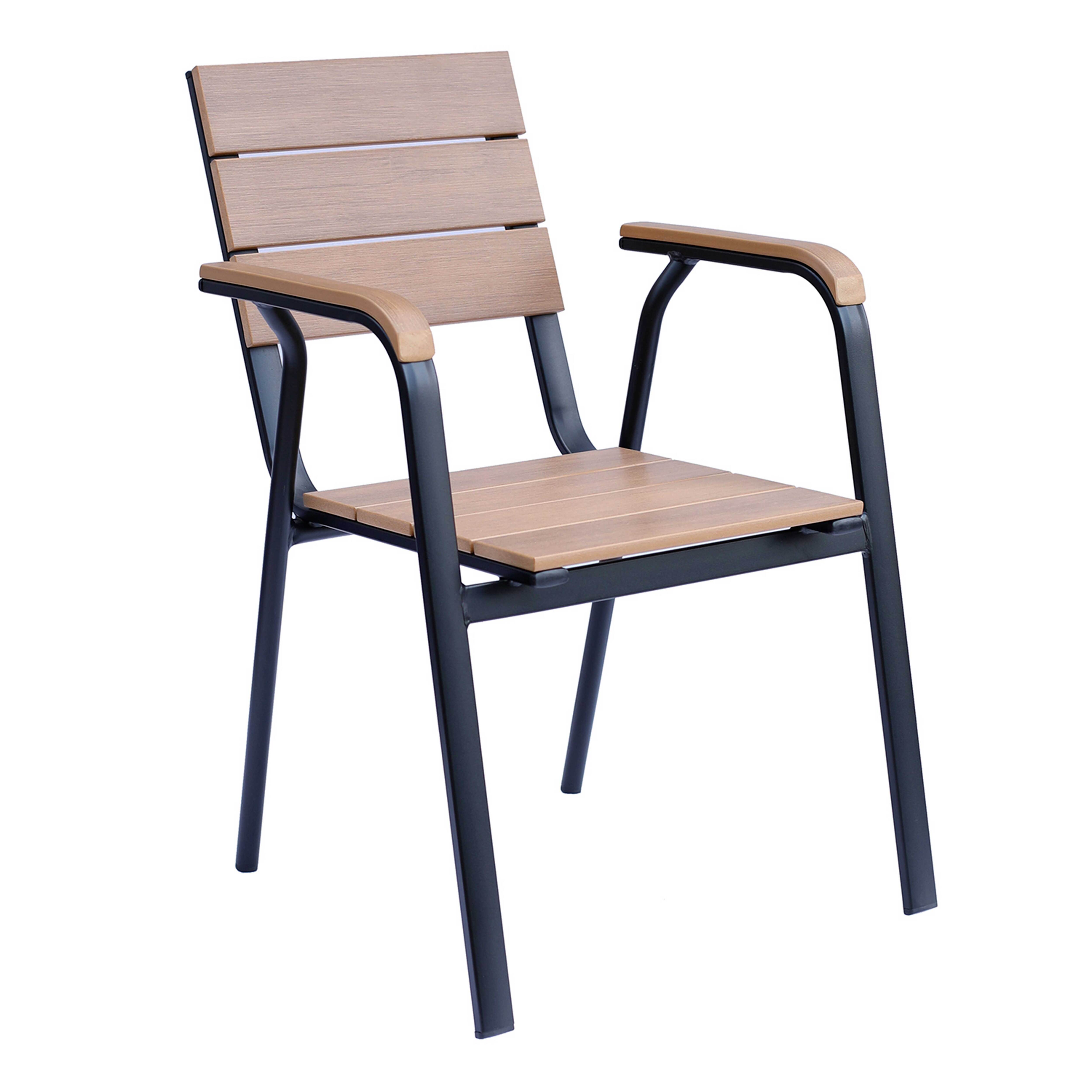 chaise de jardin en aluminium et polywood