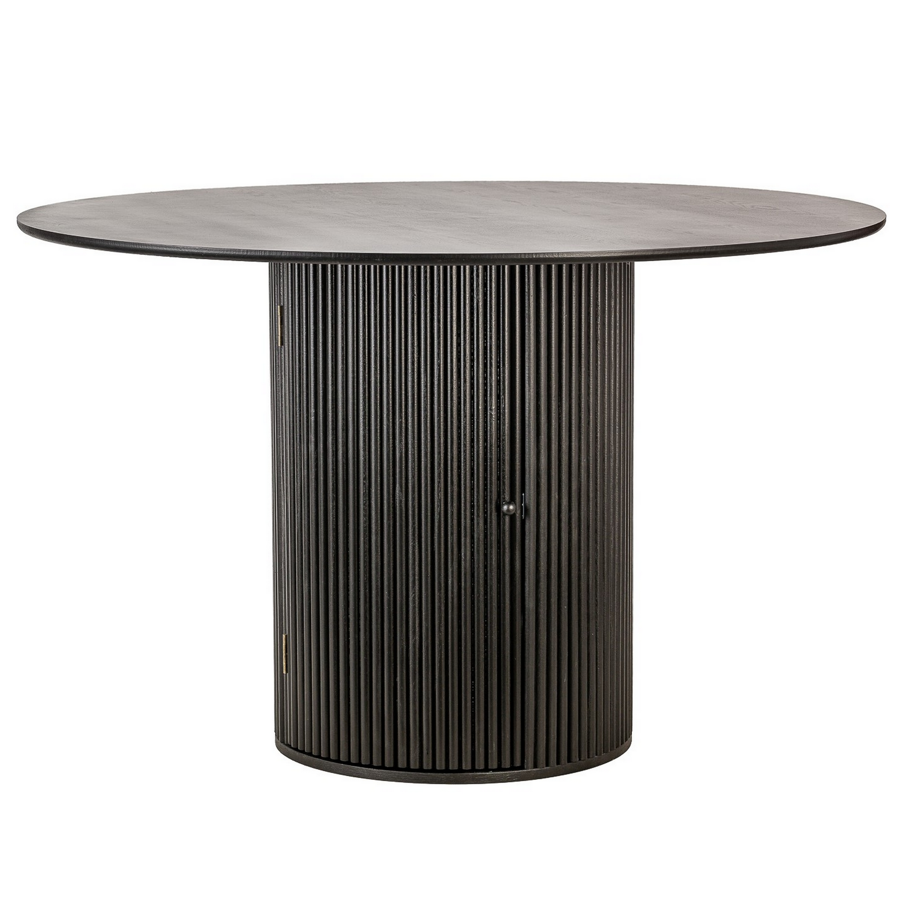 Table à manger 6 personnes en pin noir D120