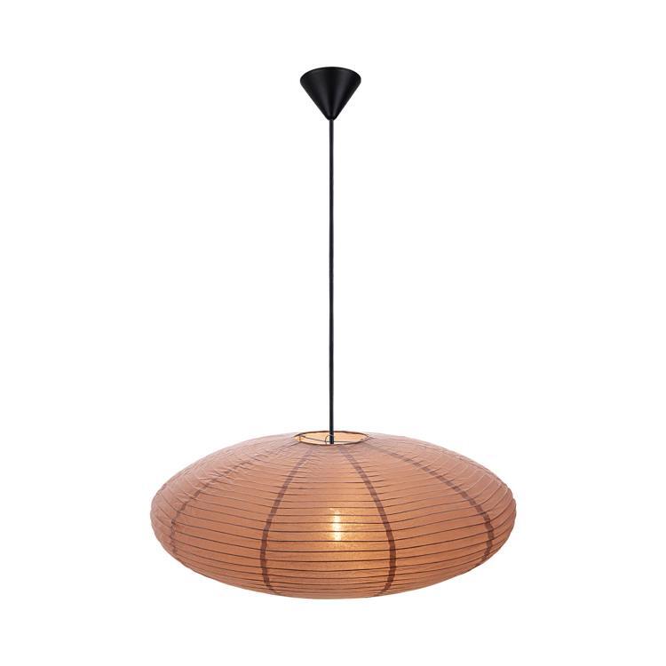 Suspension en papier diamètre 60cm marron