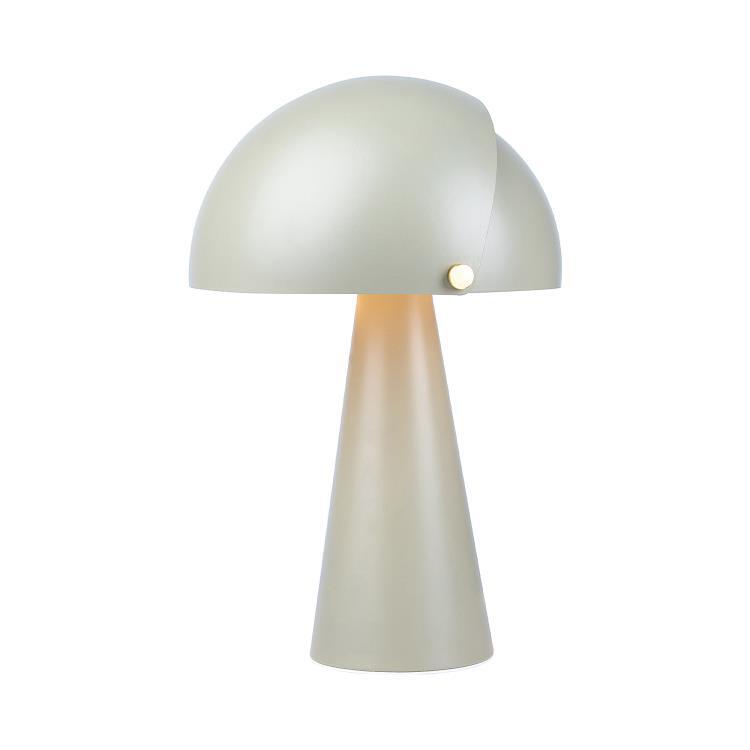 Lampe à poser abat-jour amovible h33.5cm vert