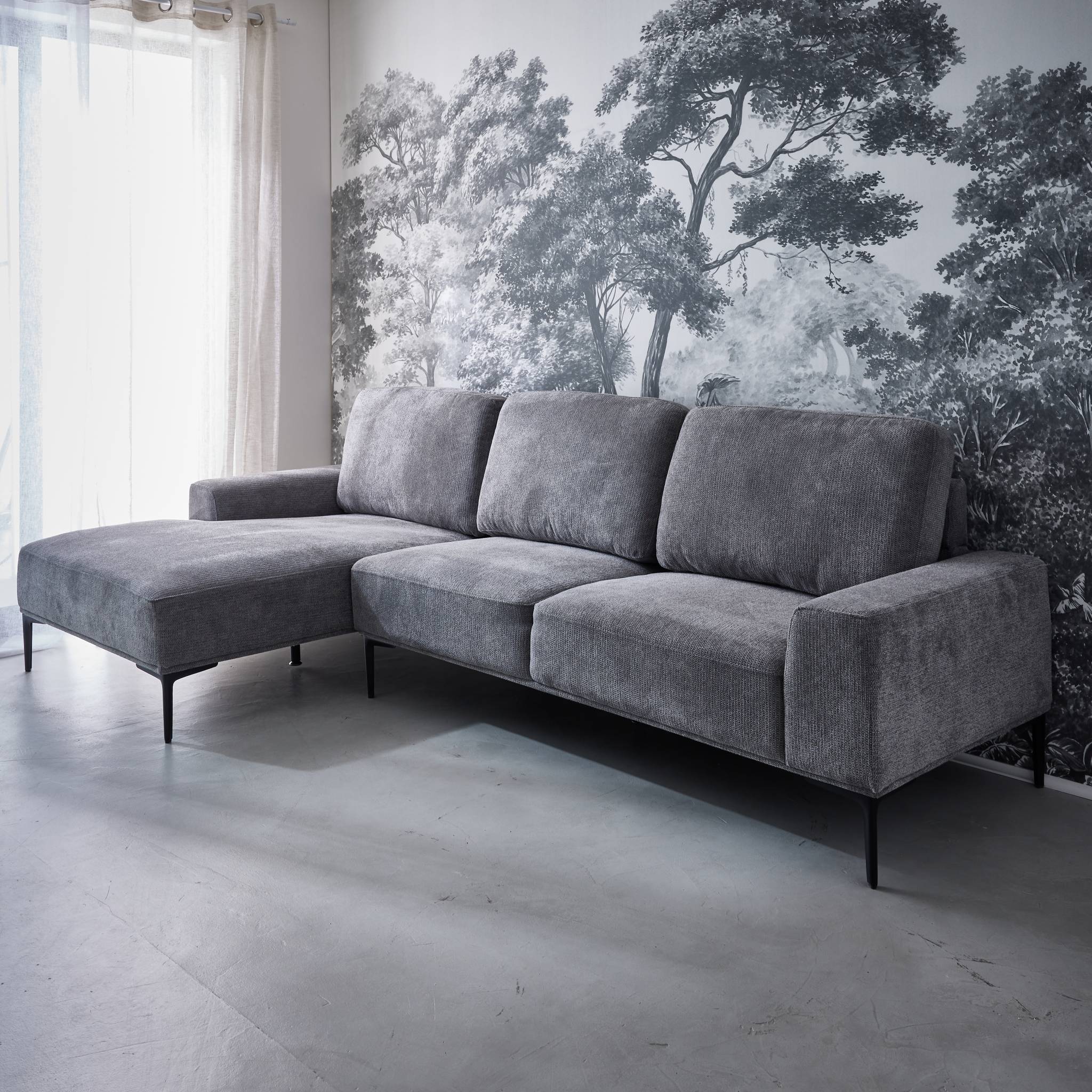 atlanta - Canapé convertible Gris - Vue supplémentaire 2