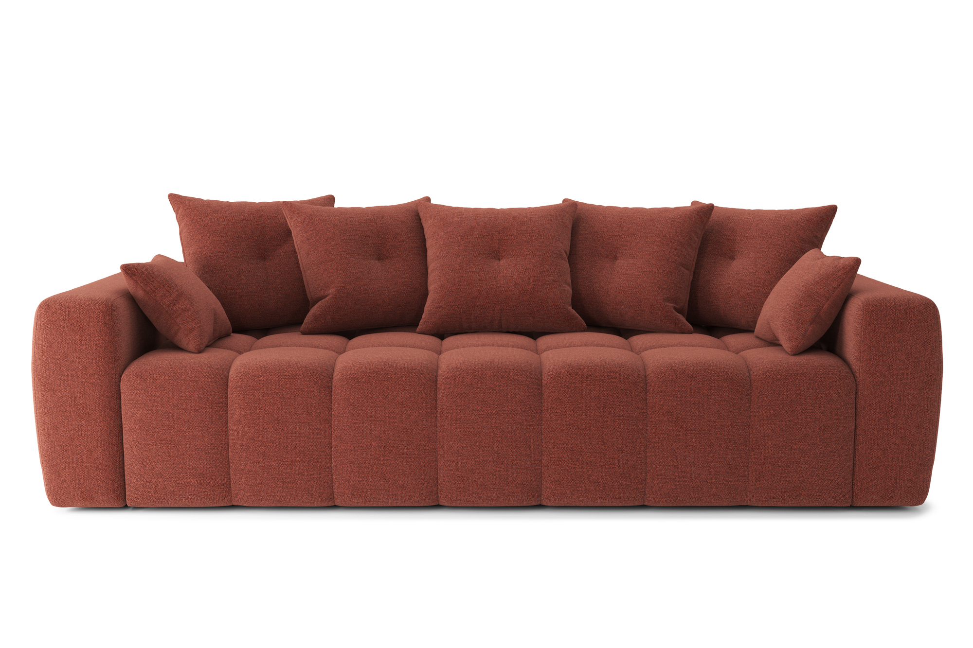 Canapé droit 3 places Tissu Design Confort