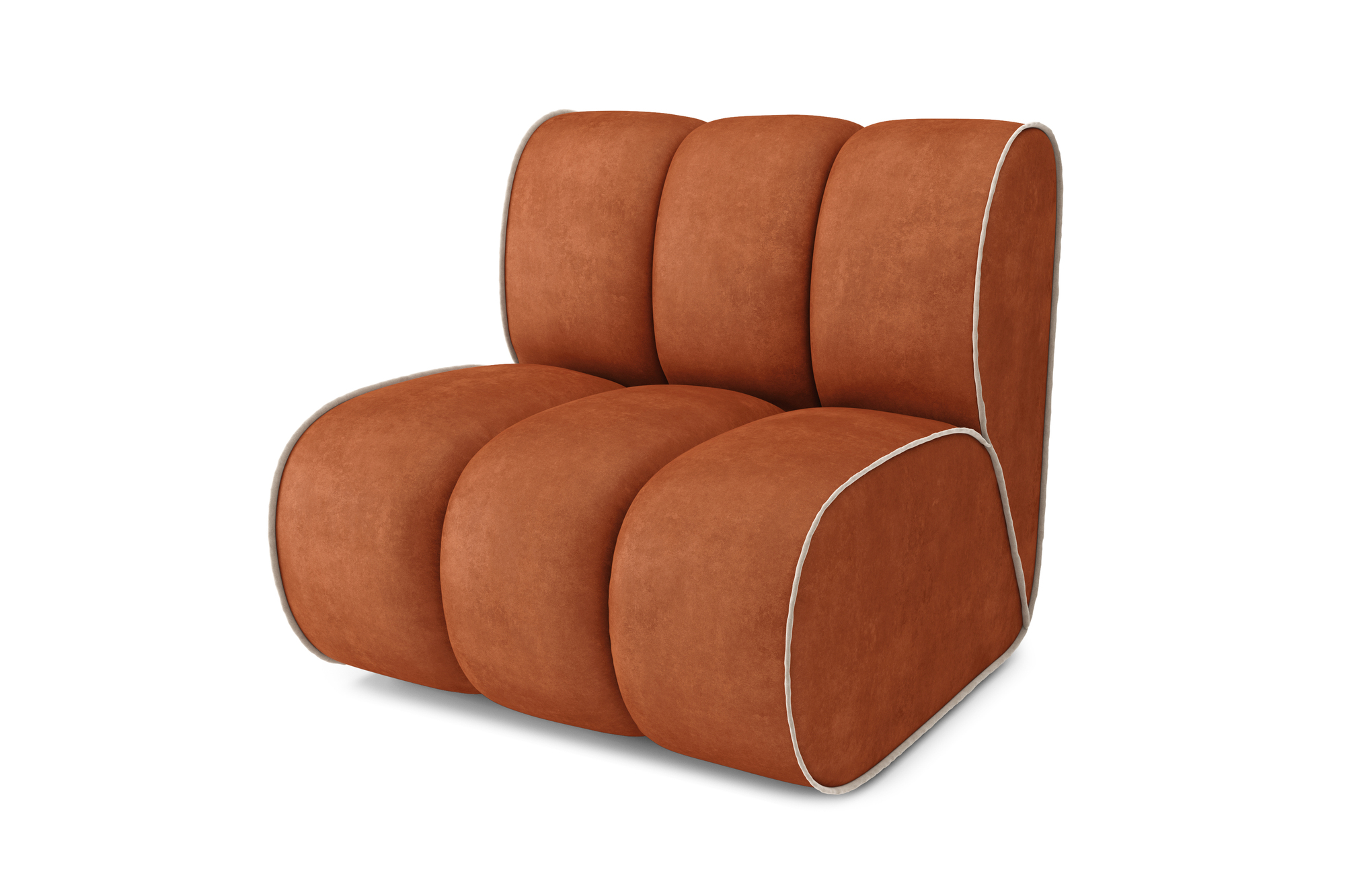 Canapé droit Velours Design Confort