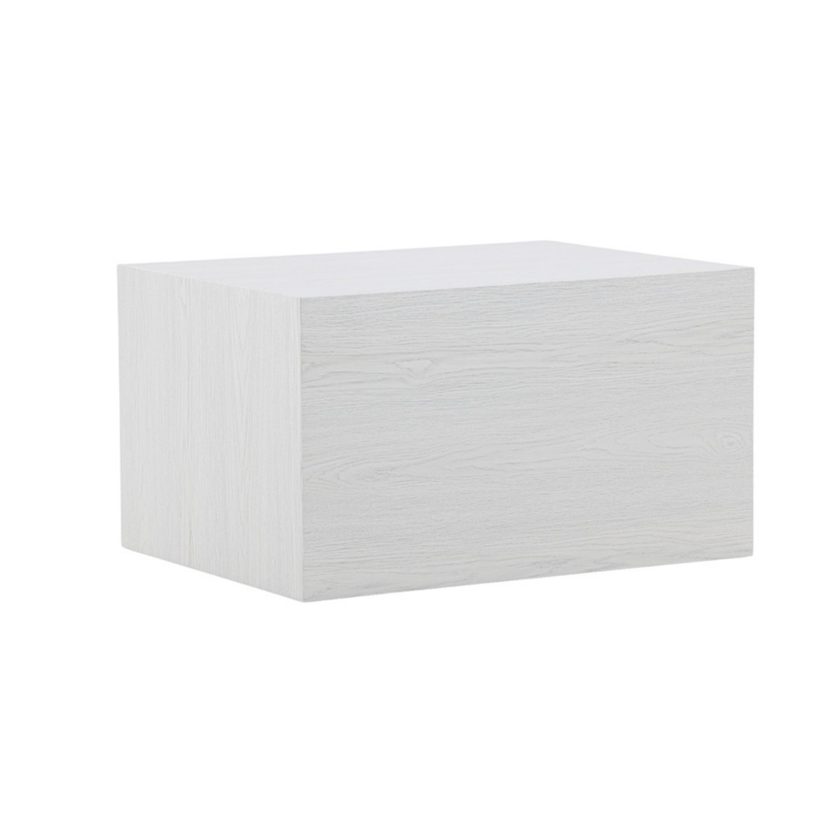 table d'appoint cubique en bois blanc