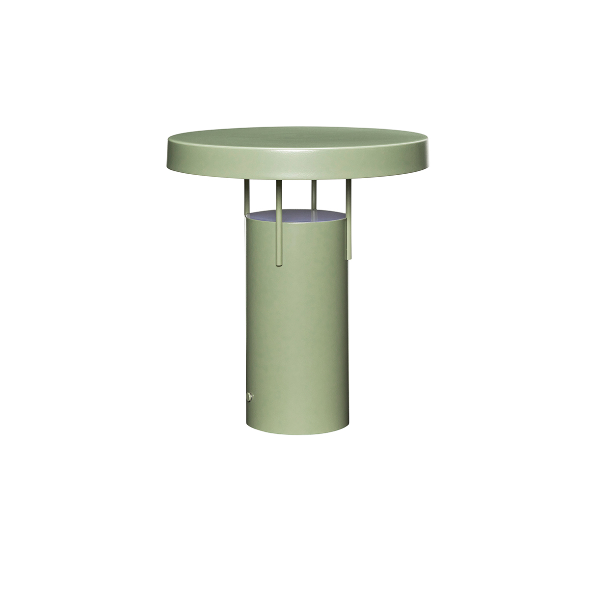 lampe de table en métal vert
