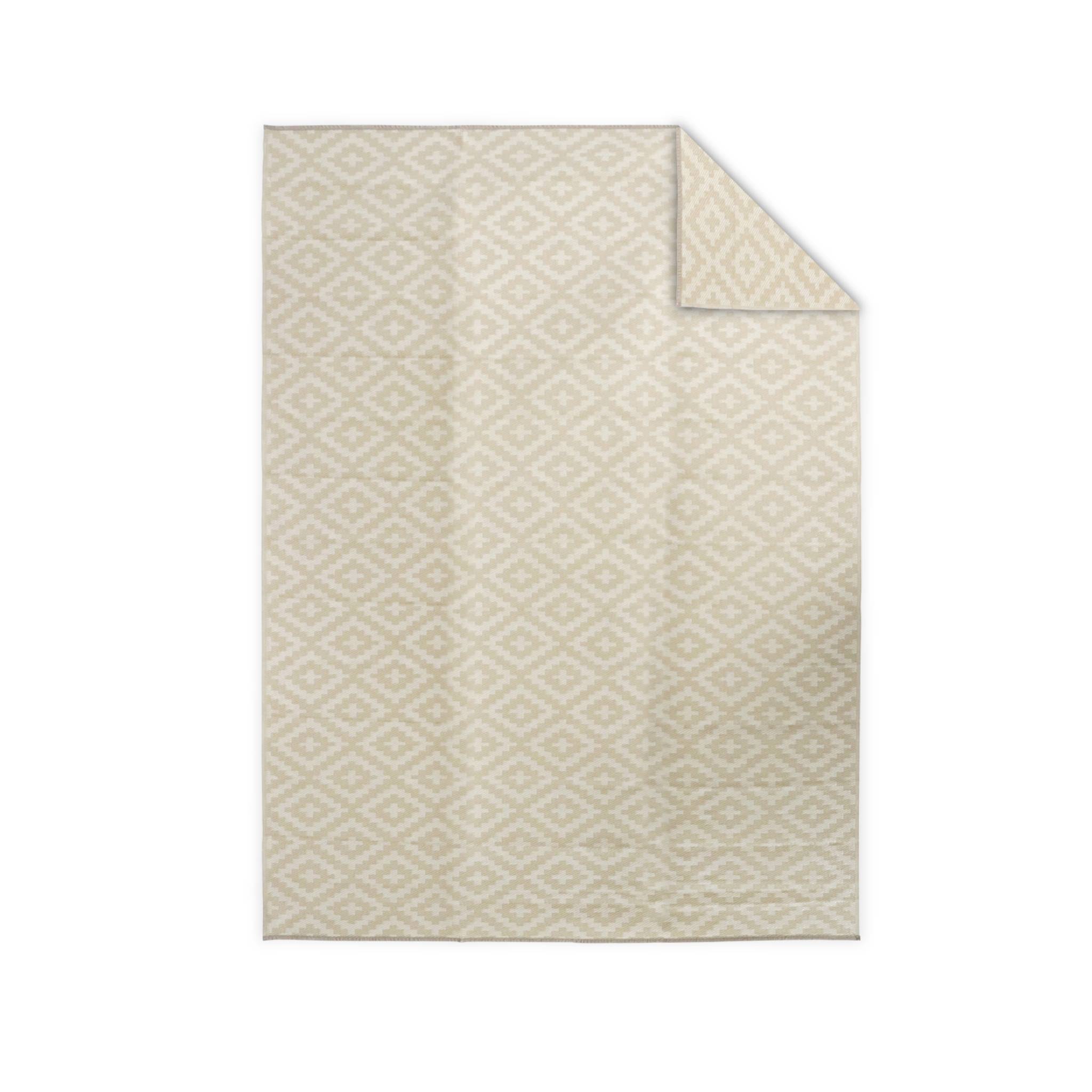 Tapis indoor / outdoor 270x360cm beige réversible