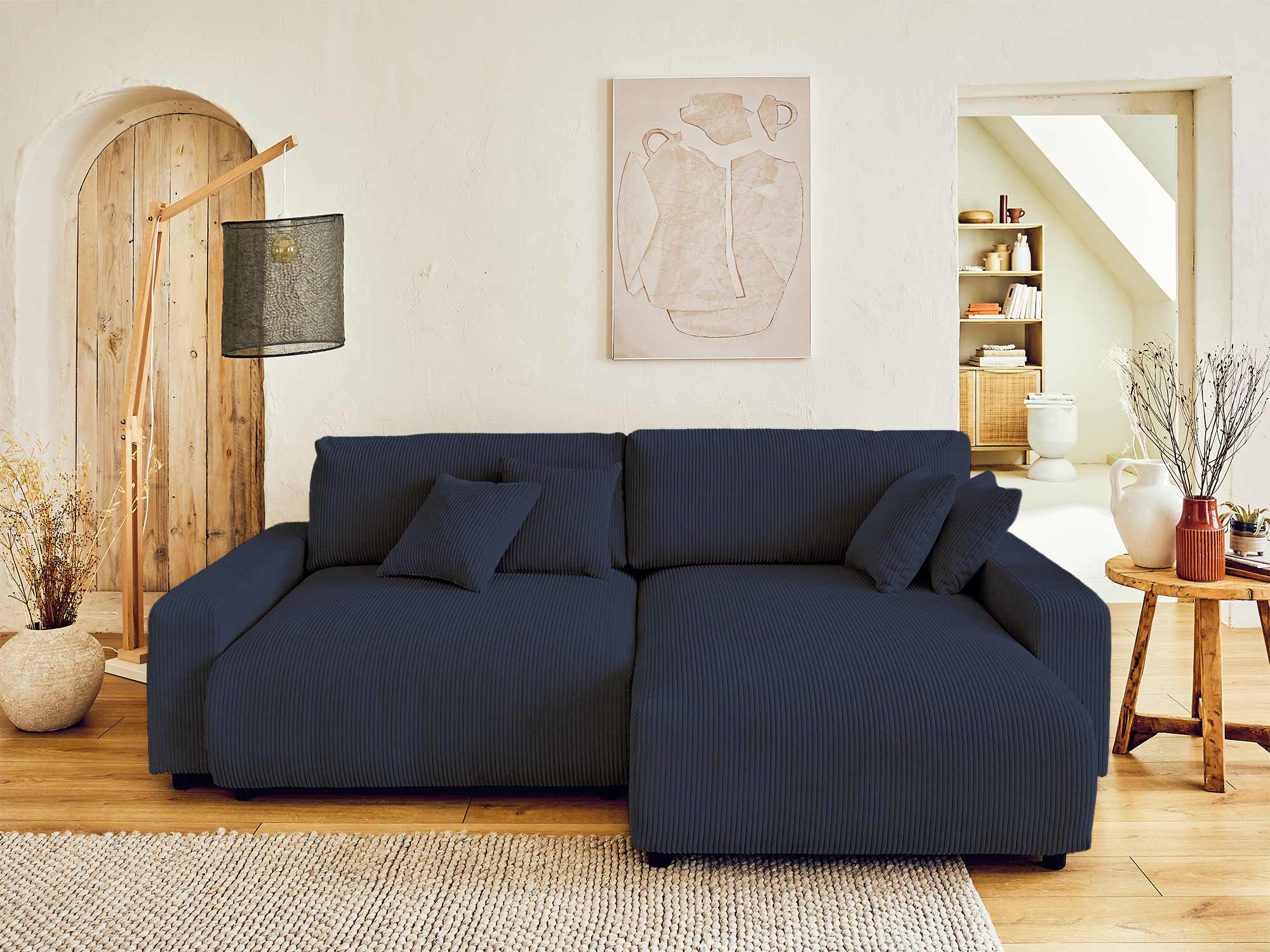 Produit similaire: pivoine - Canapé convertible Bleu