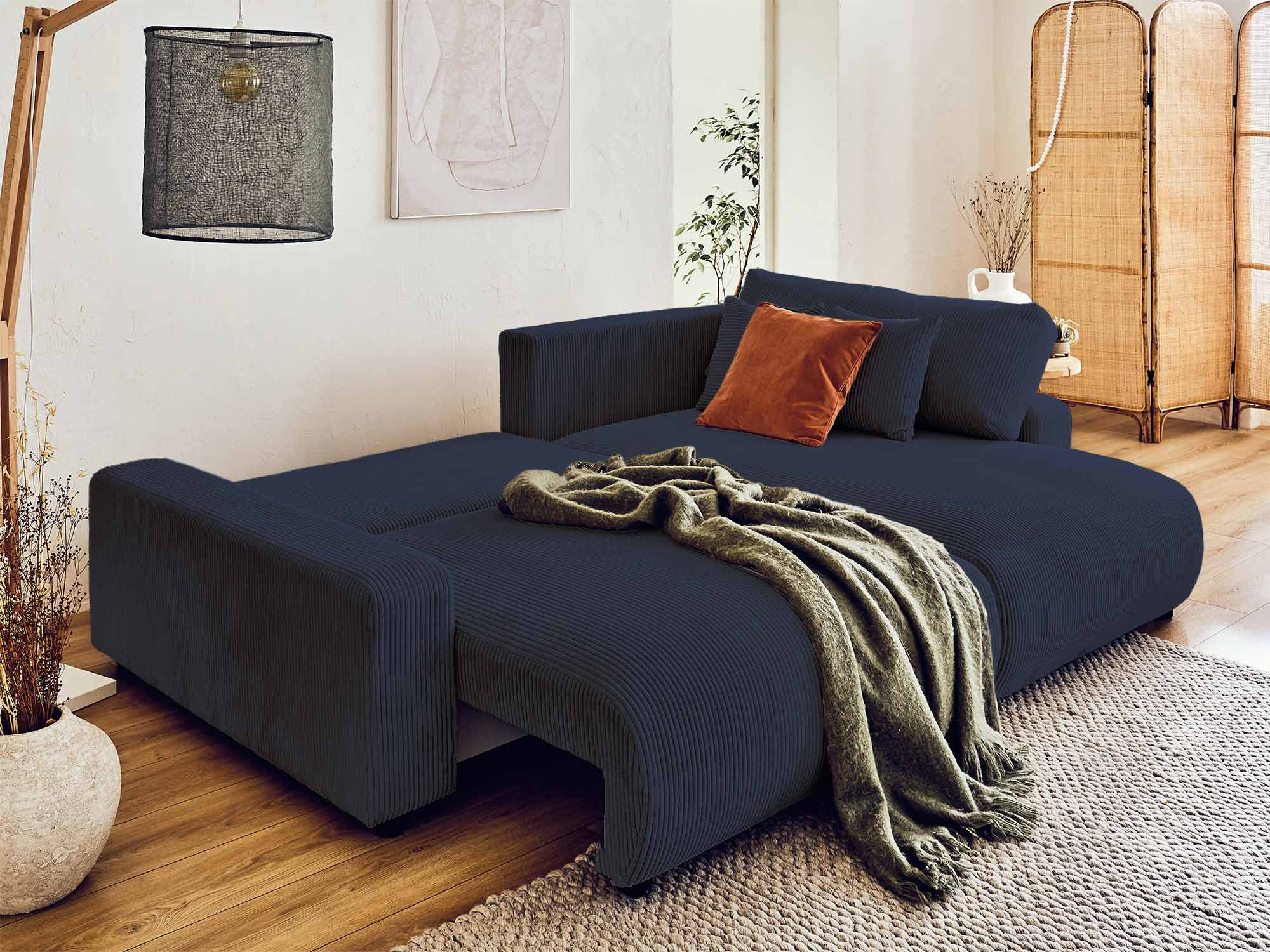 pivoine - Canapé convertible Bleu - Vue supplémentaire 2