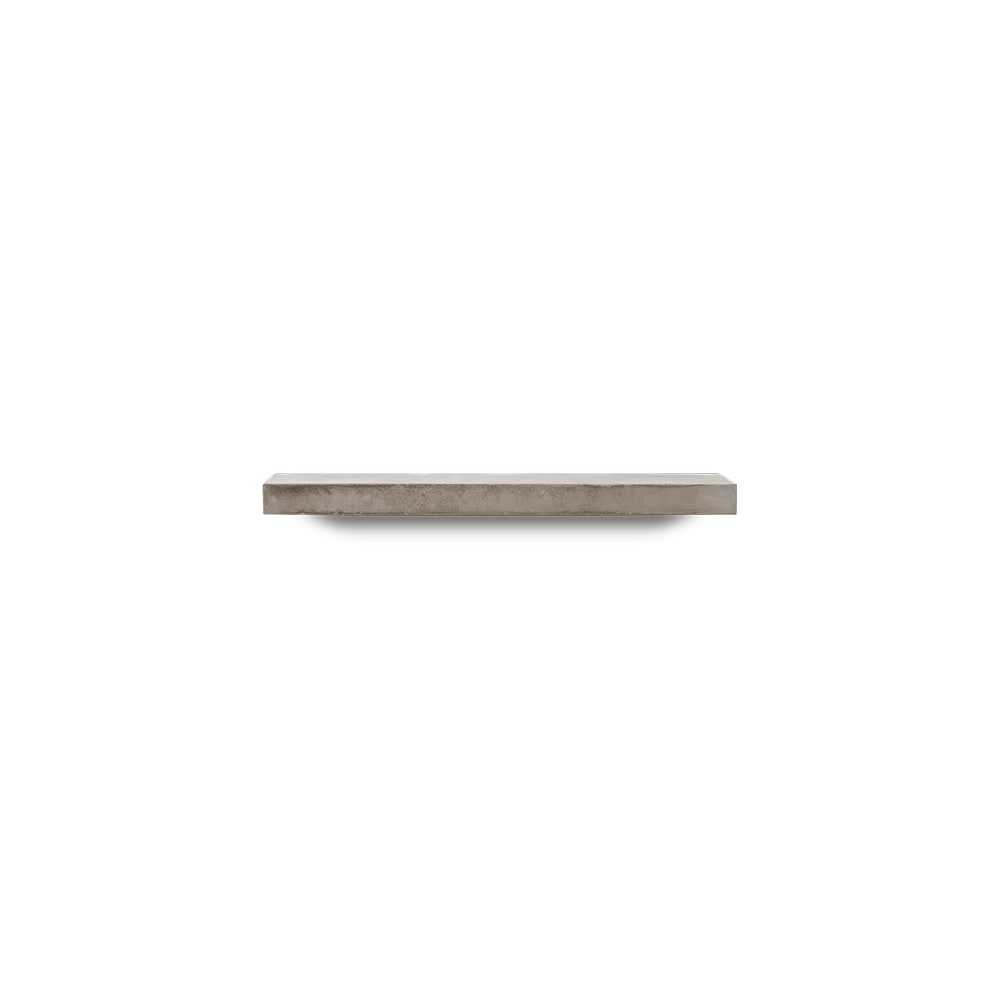 Etagère design minimaliste en béton gris – 60x12cm