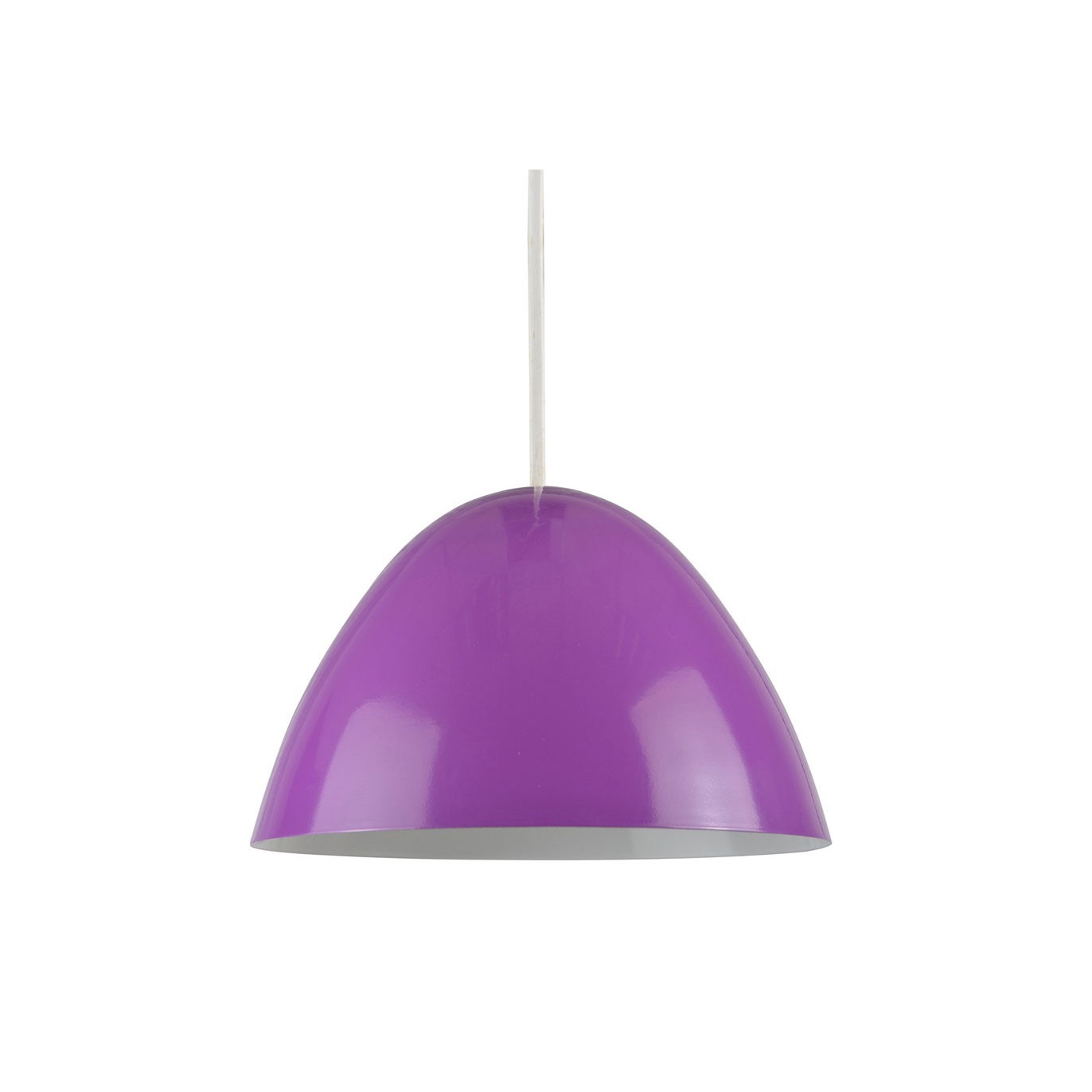 Suspension en métal violet