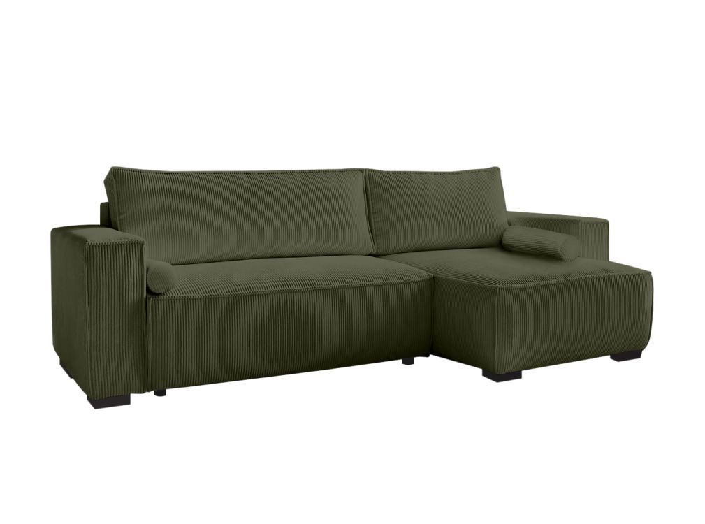 Canapé d'angle 3 places Velours Design Confort Promotion