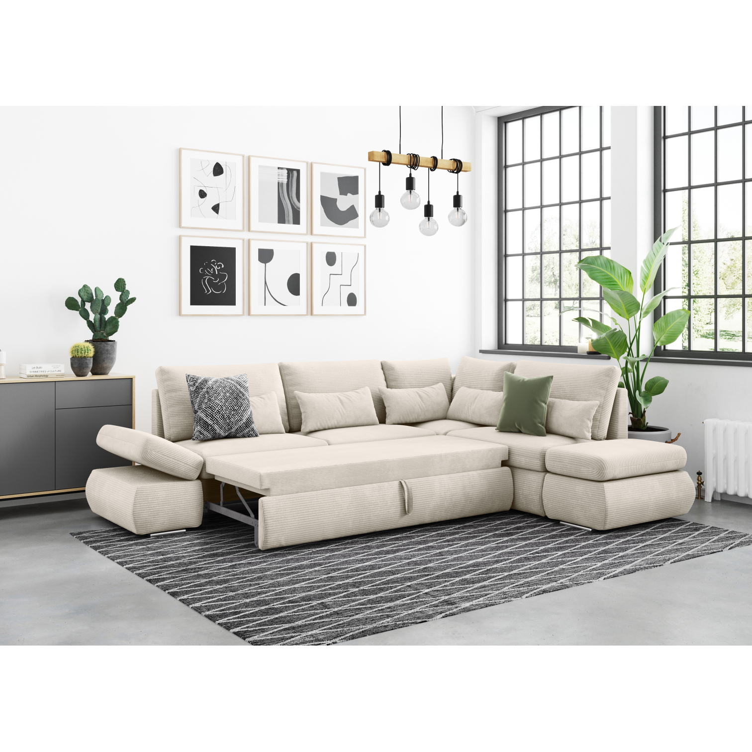 sebastian - Canapé convertible Beige - Vue supplémentaire 2