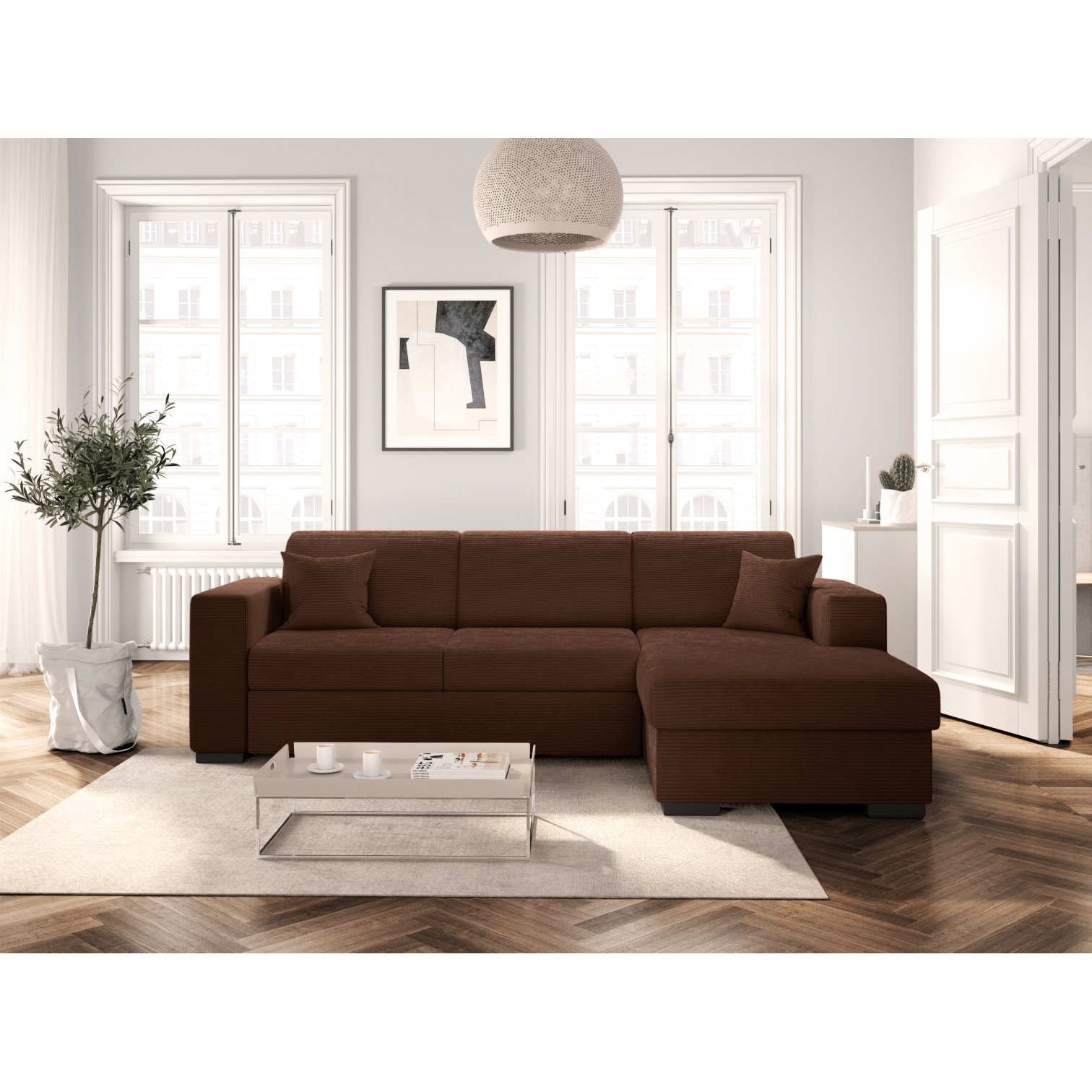 fuji - Canapé convertible Marron - Vue supplémentaire 2