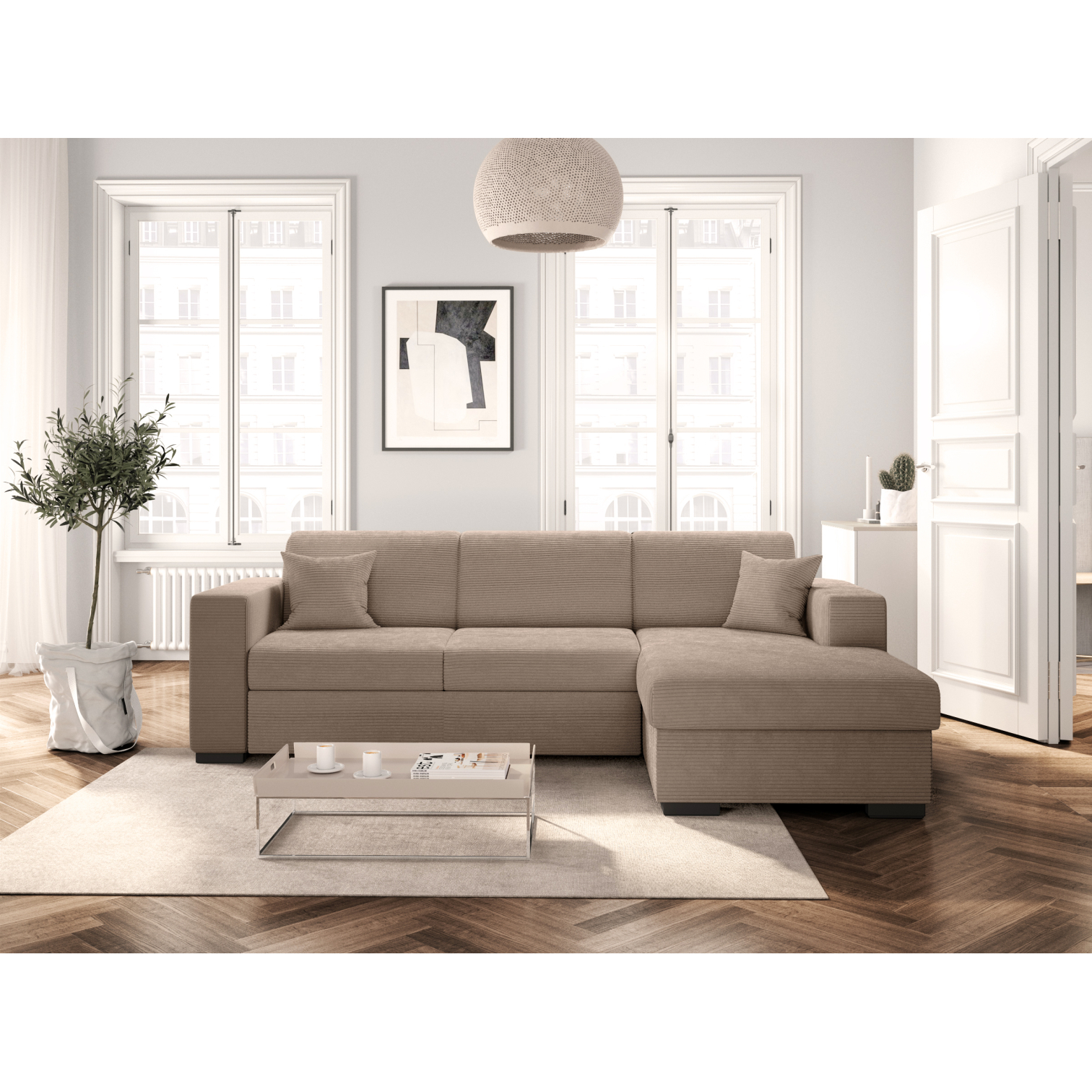 fuji - Canapé convertible Marron - Vue supplémentaire 2