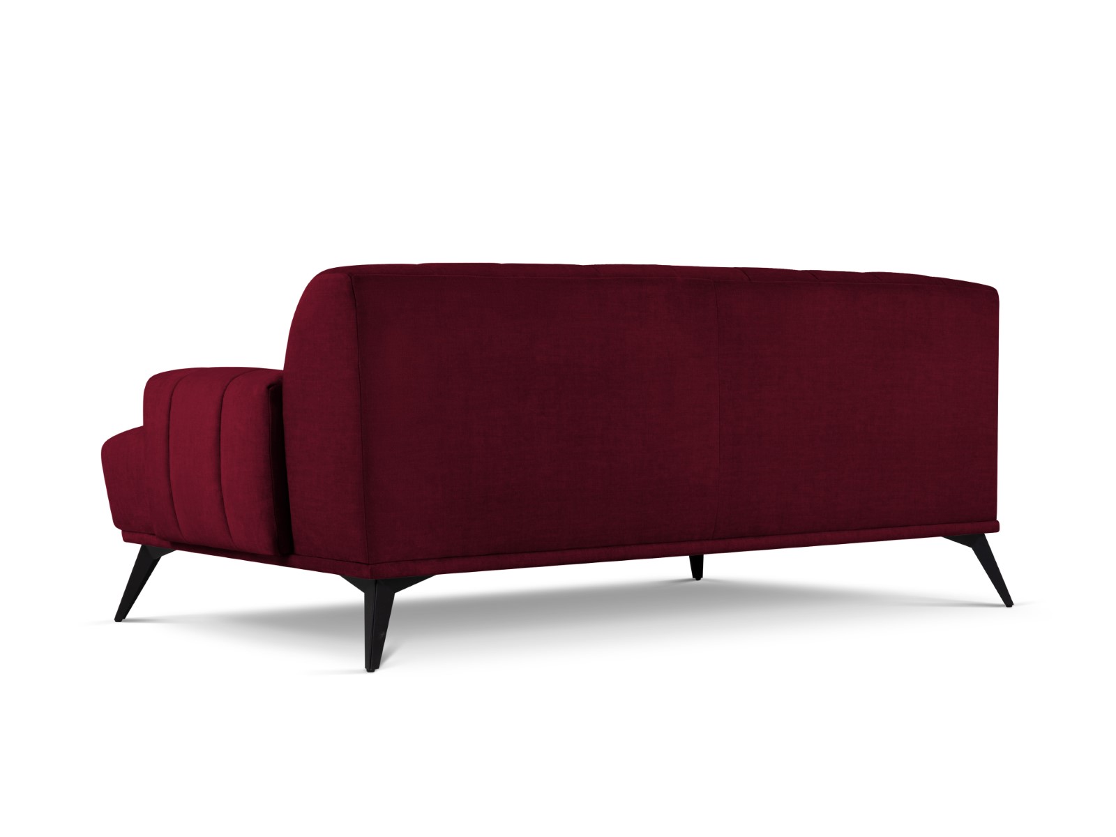 Rita - Canapé velours Rouge - Vue supplémentaire 2