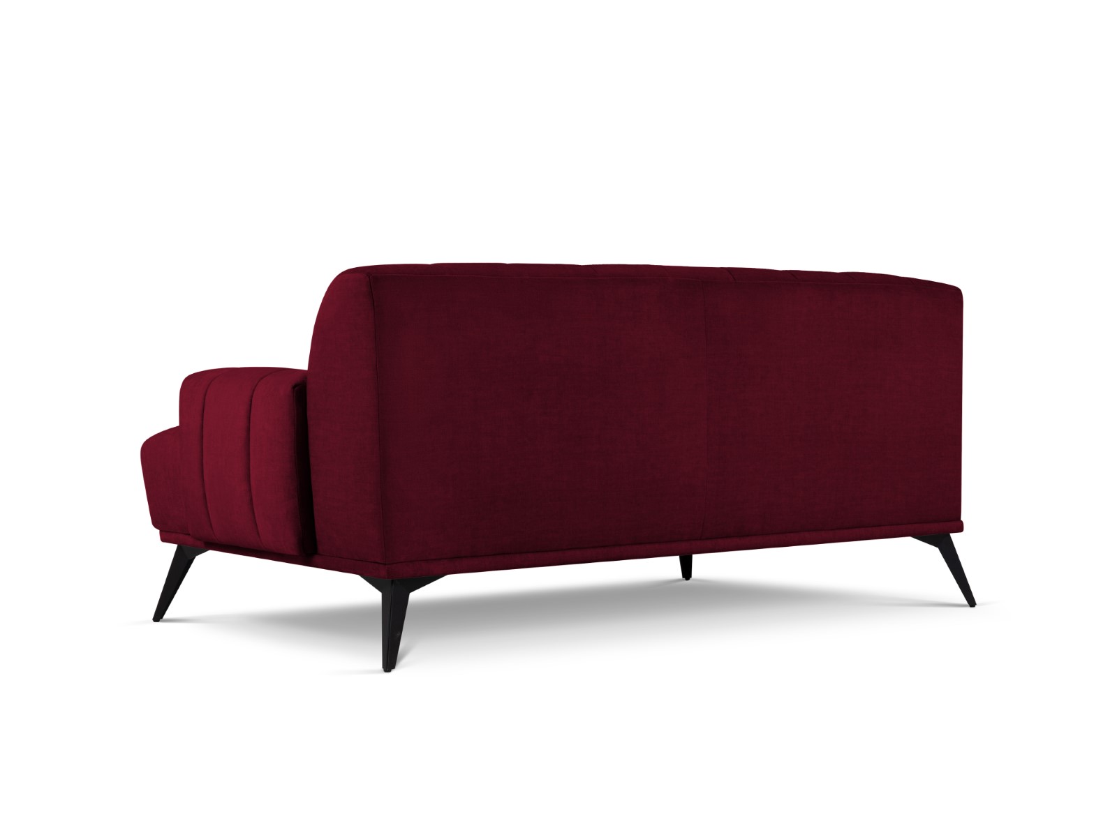 Rita - Canapé velours Rouge - Vue supplémentaire 2