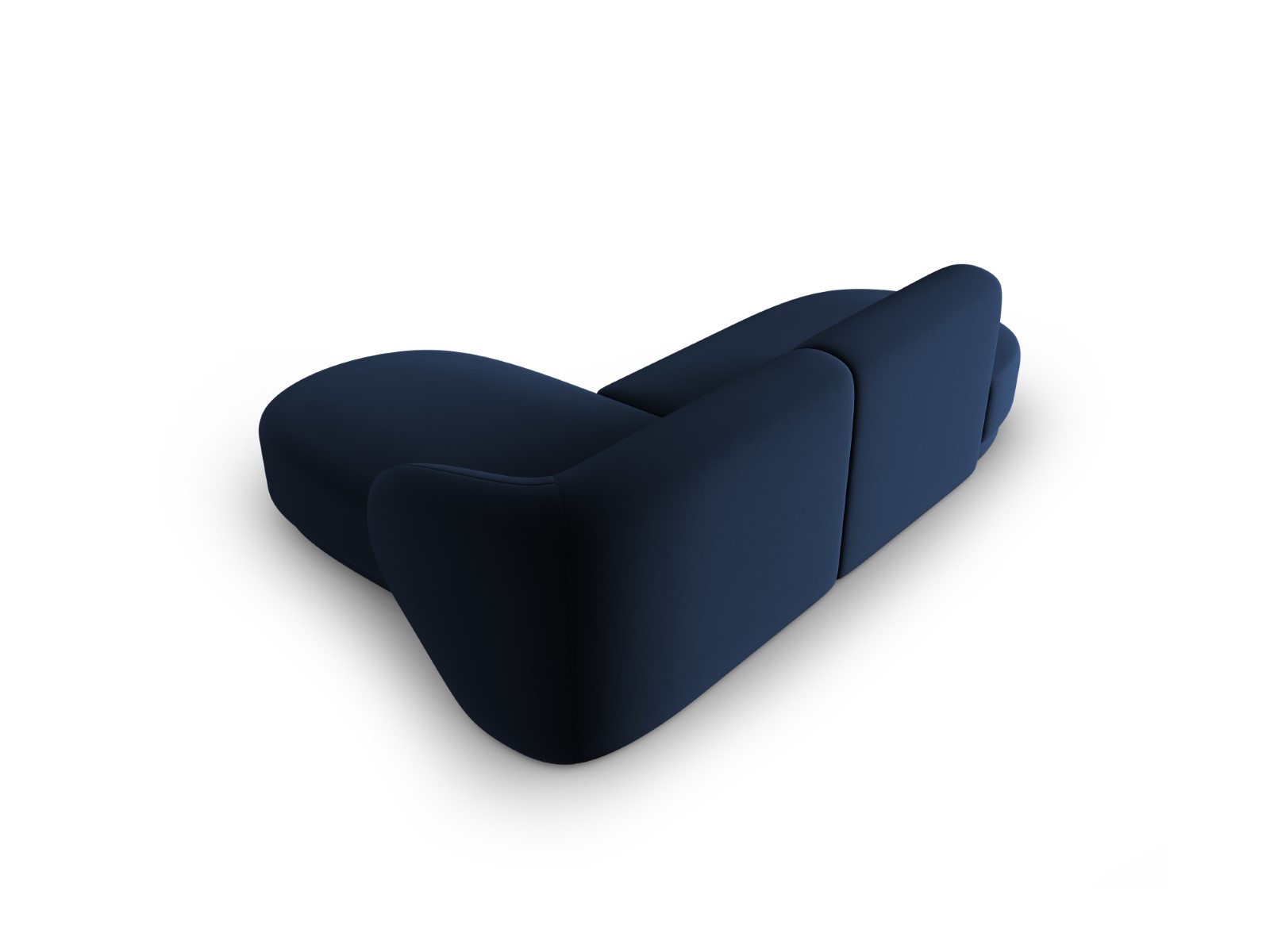 Lionel - Canapé velours Bleu - Vue supplémentaire 2