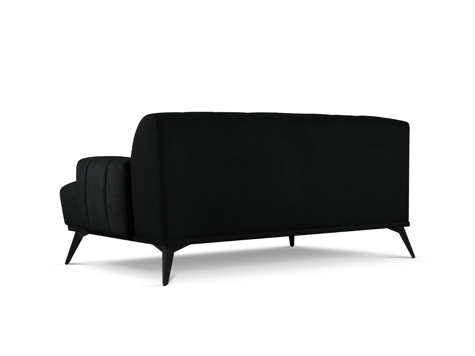 Rita - Canapé velours Noir - Vue supplémentaire 2