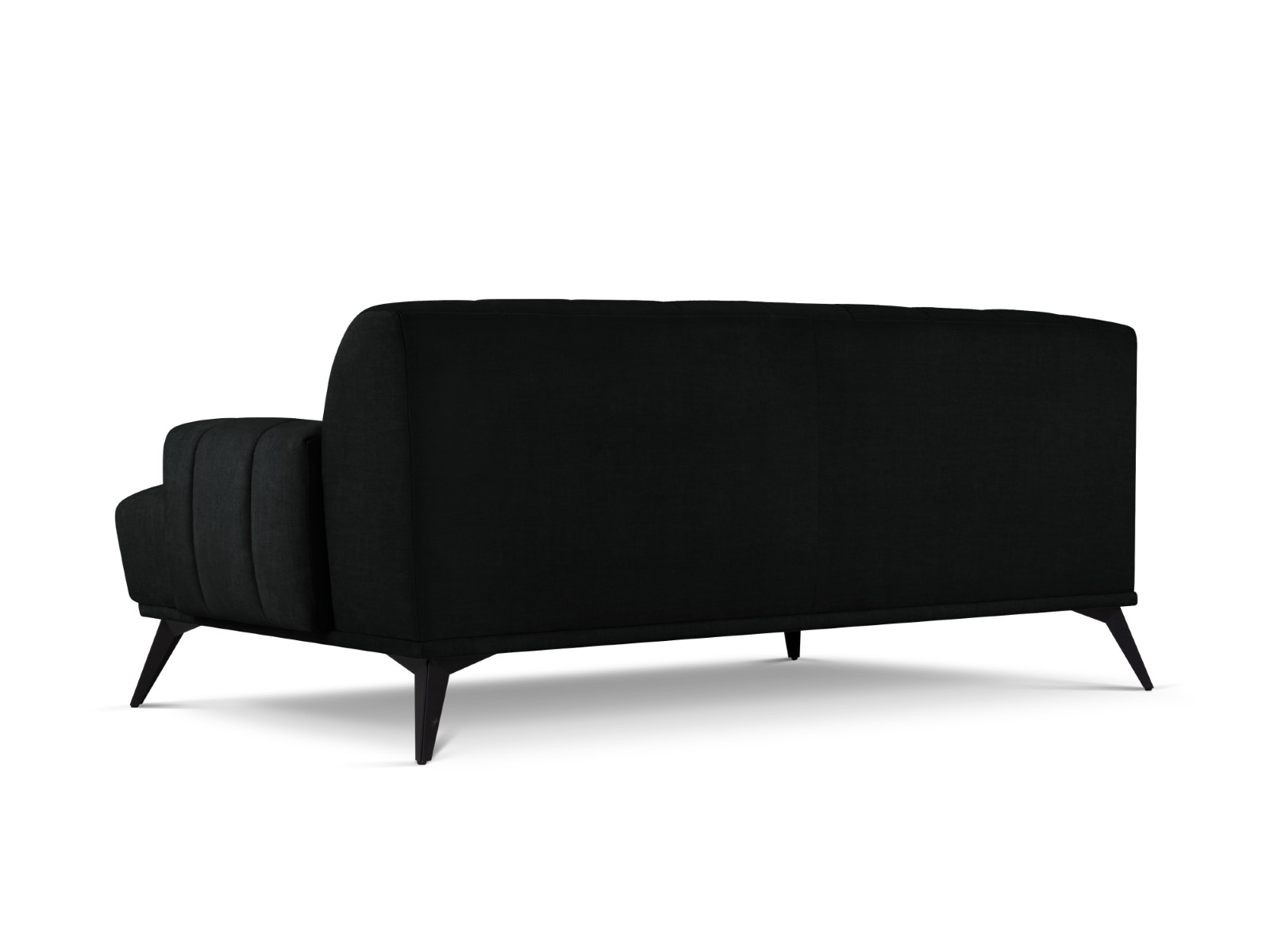 Rita - Canapé velours Noir - Vue supplémentaire 2
