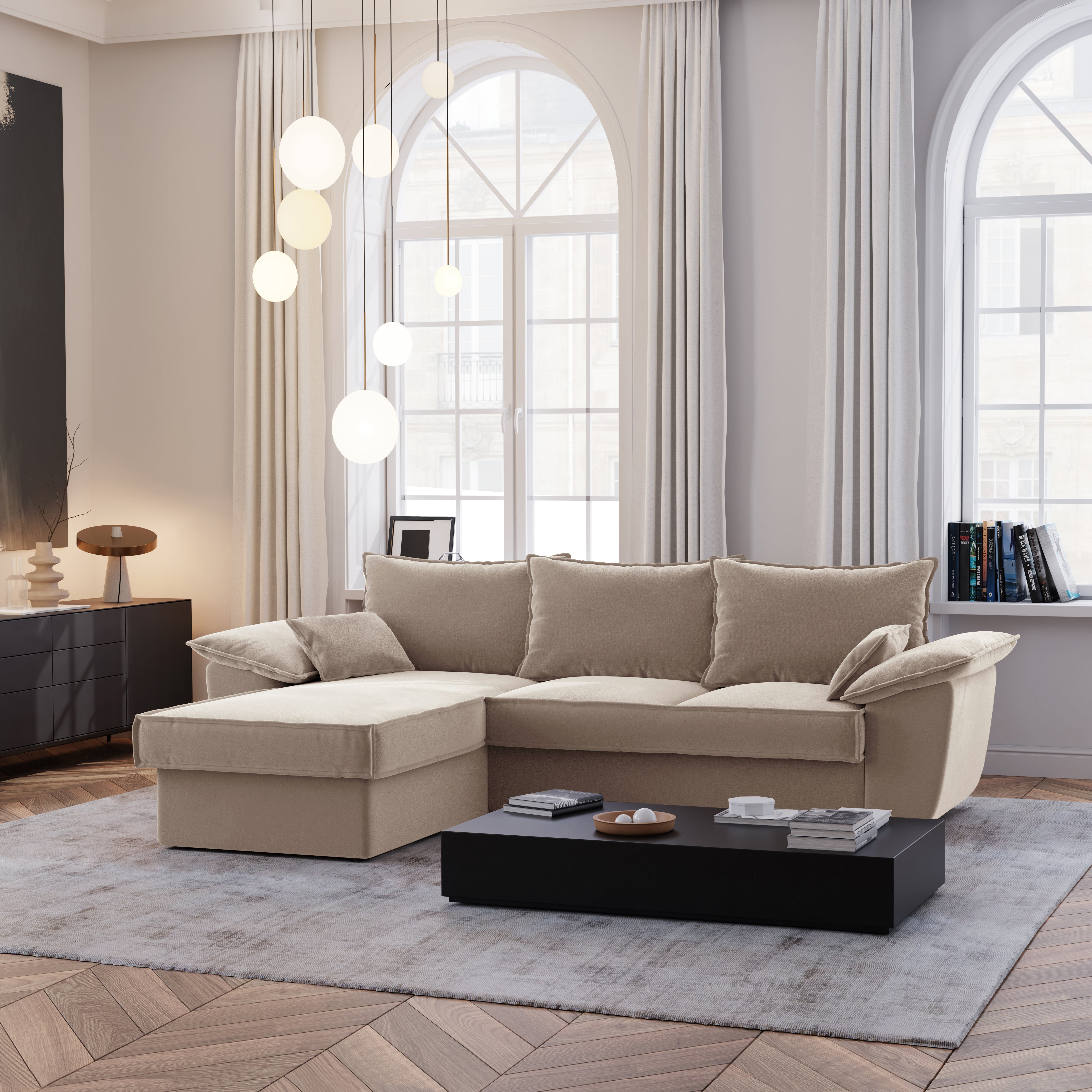 Produit similaire: sasha - Canapé convertible Beige