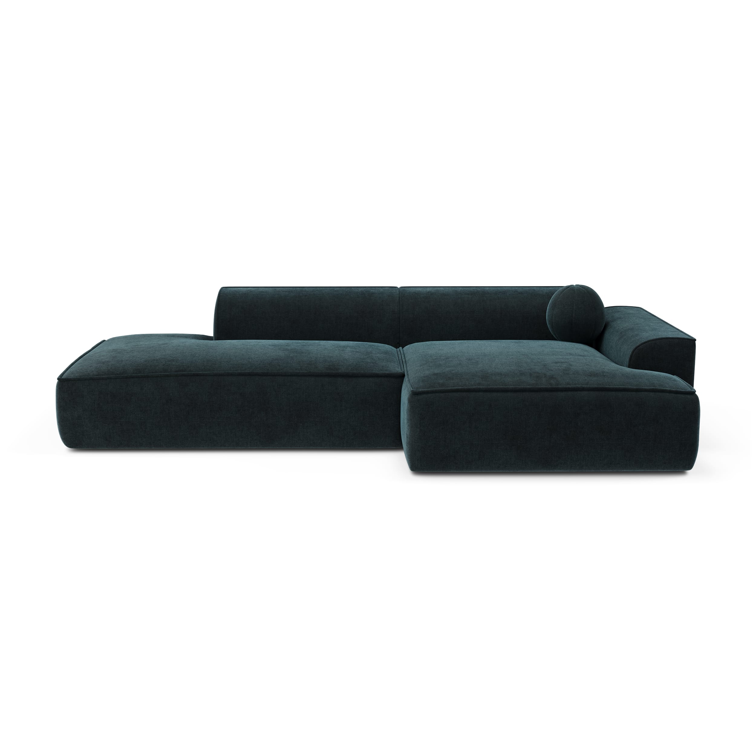 Canapé d'angle Bleu Tissu Design Confort Promotion