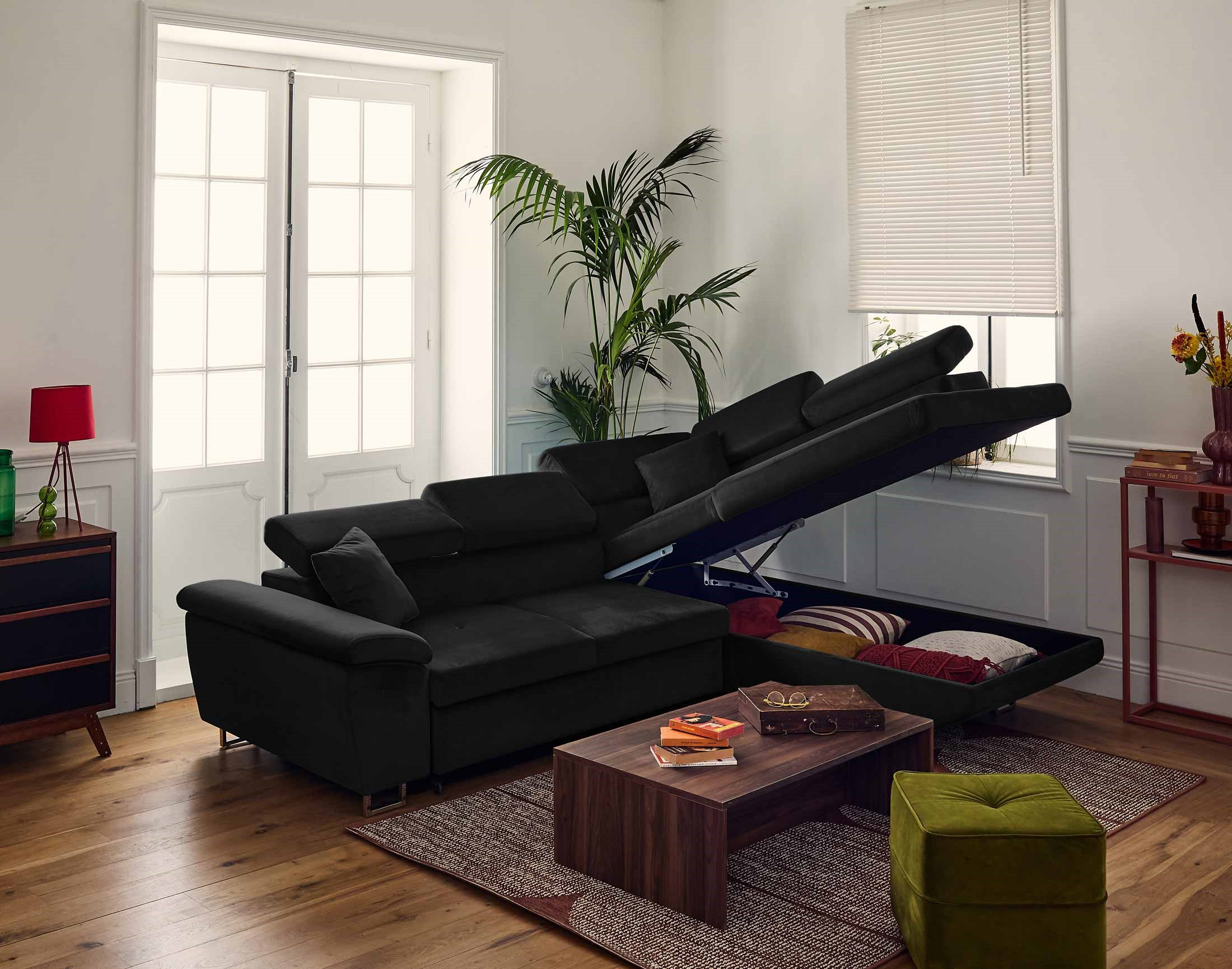 dimas - Canapé Noir - Vue supplémentaire 2