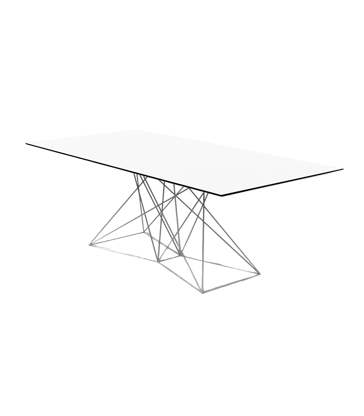 Table repas interieur/exterieur blanc