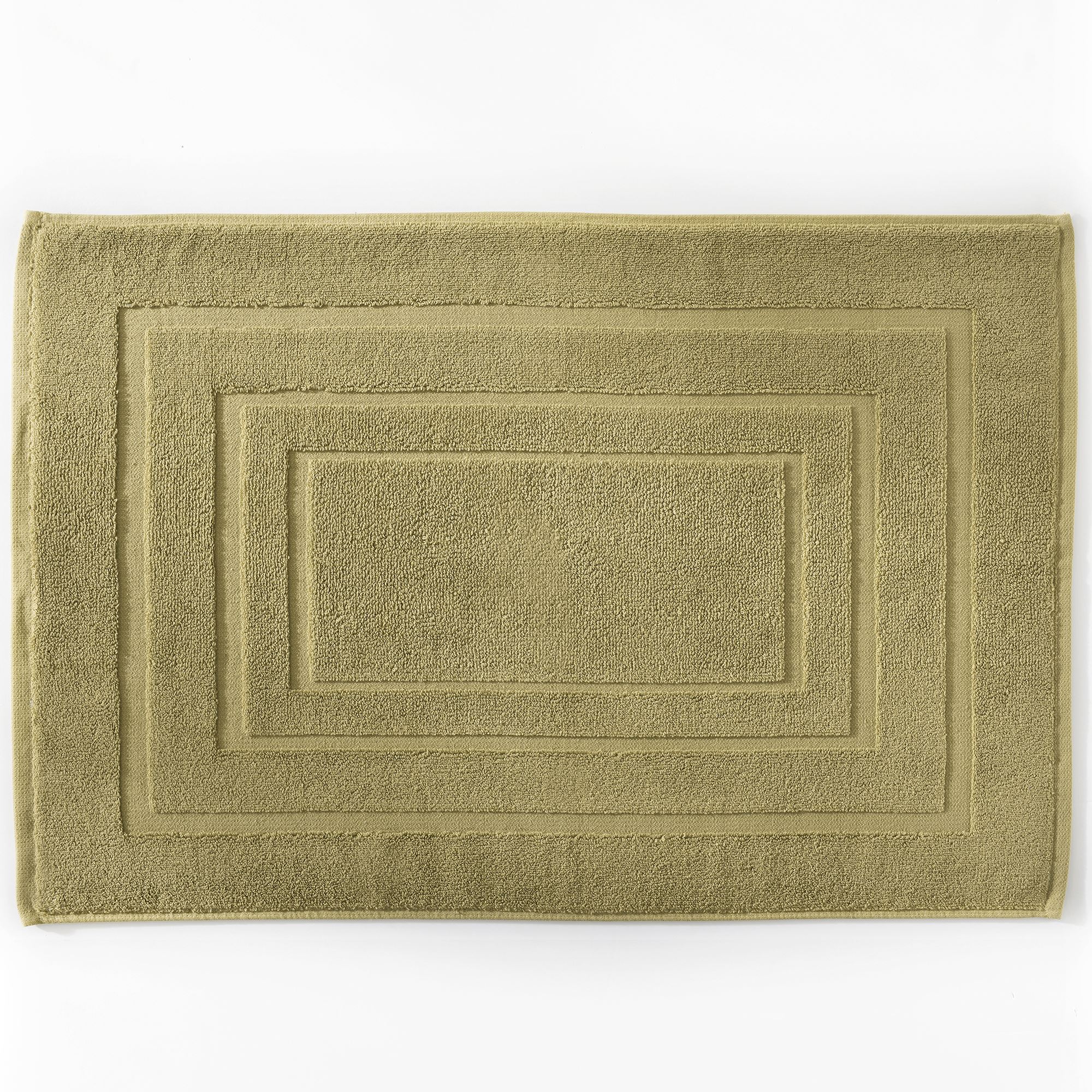 tapis de bain 60x100 vert pistache en coton 900 g/m²