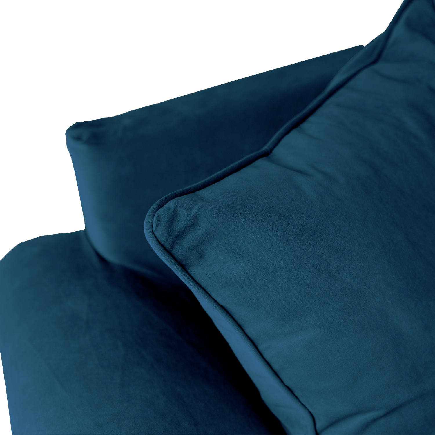 oscar - Canapé velours Bleu - Vue supplémentaire 2