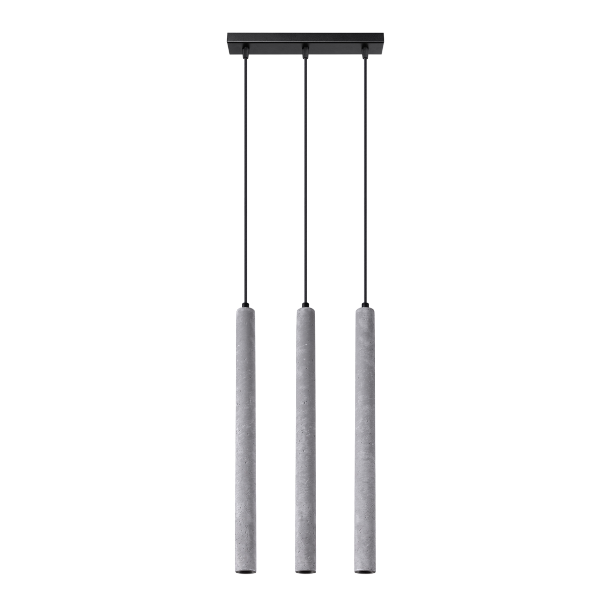Suspension tube en béton, gris L: 30cm