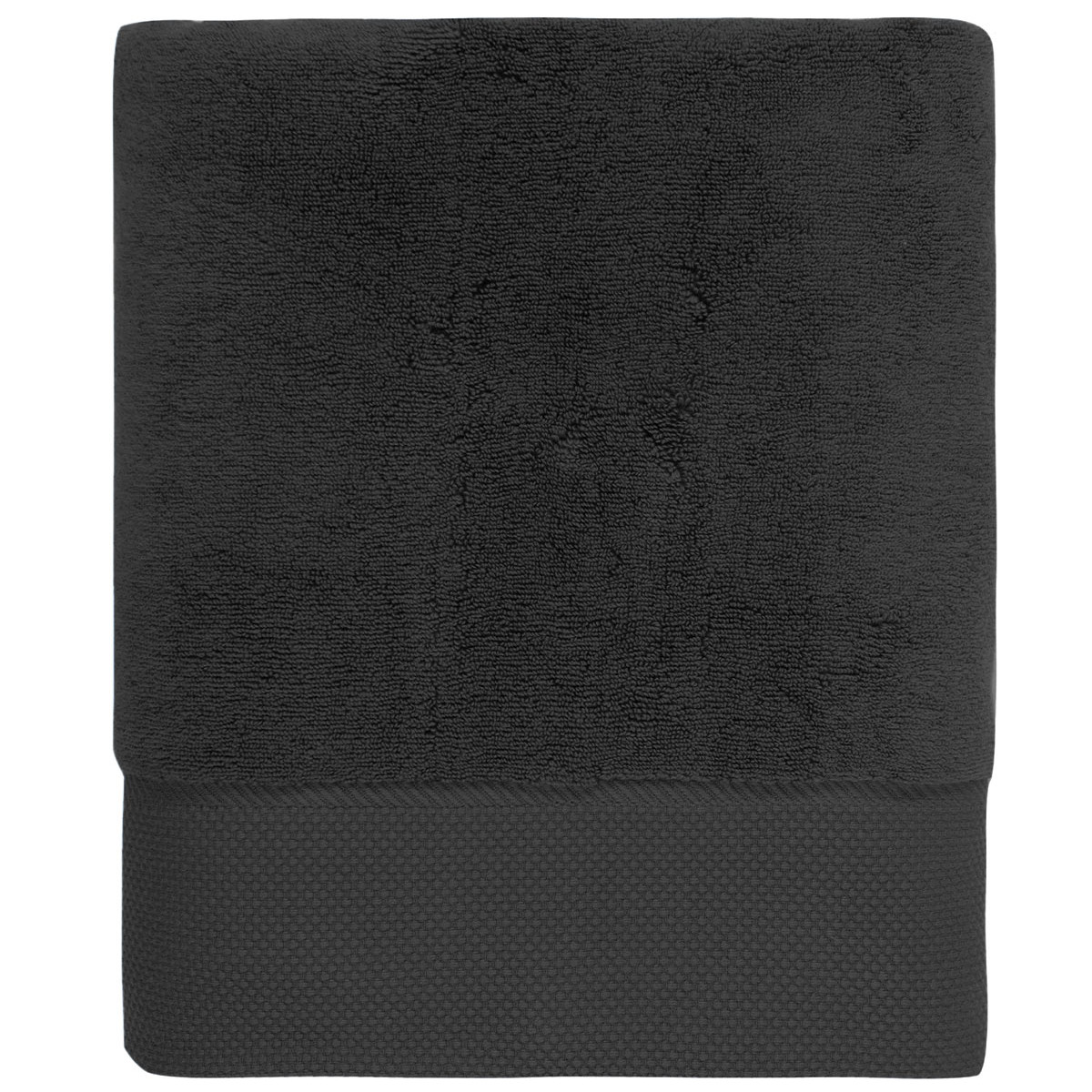 maxi drap de bain zéro twist 560 g/m²  noir 100x150 cm