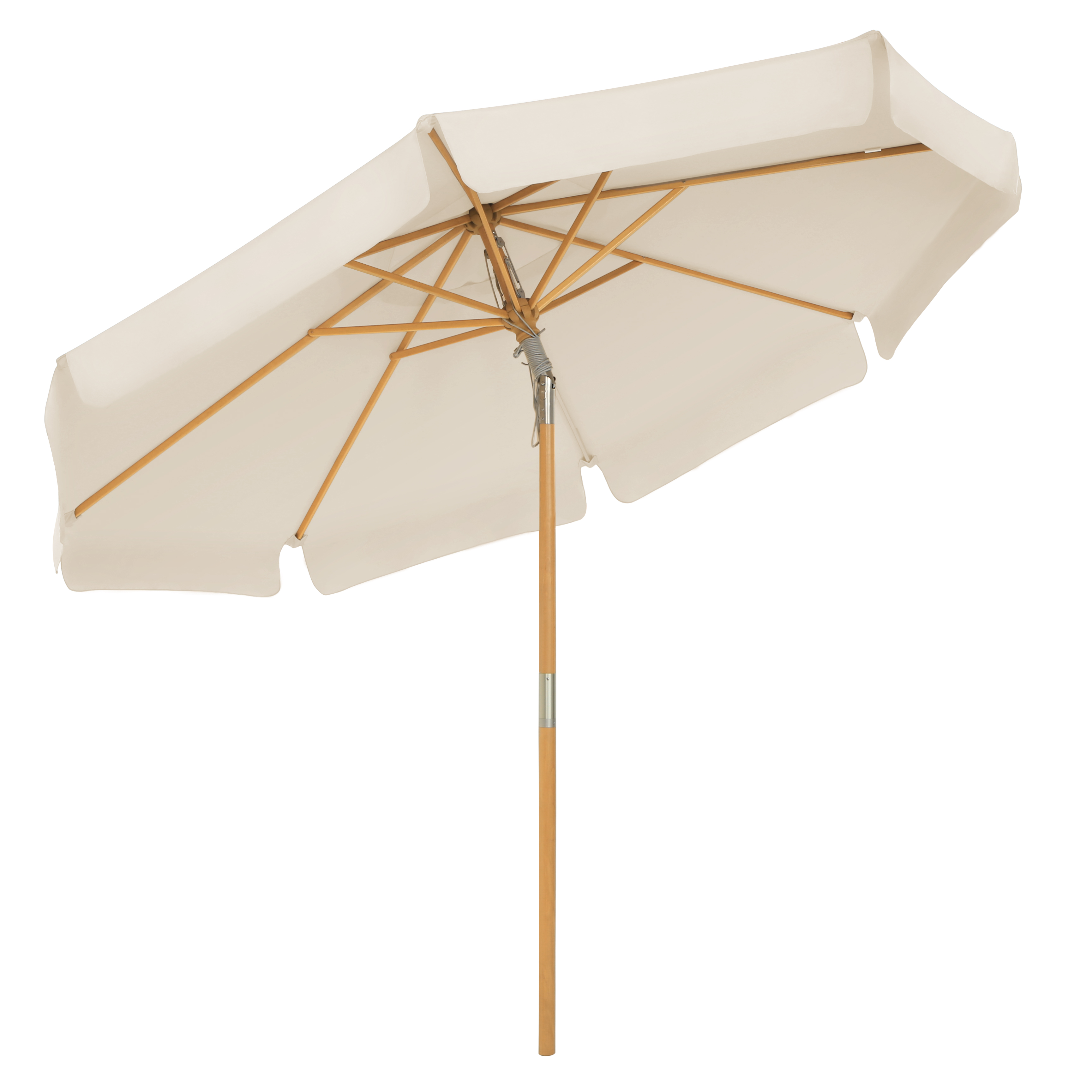 Parasol 3 m ombrelle octogonal protection solaire Anti-Uv beige