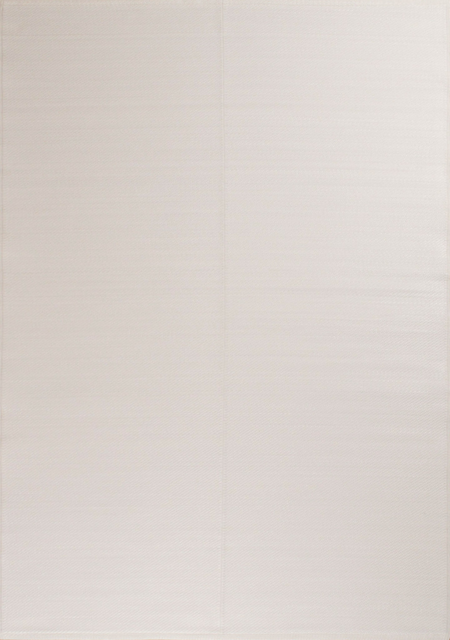 Tapis extérieur réversible motif uni - Blanc - 120x160 cm