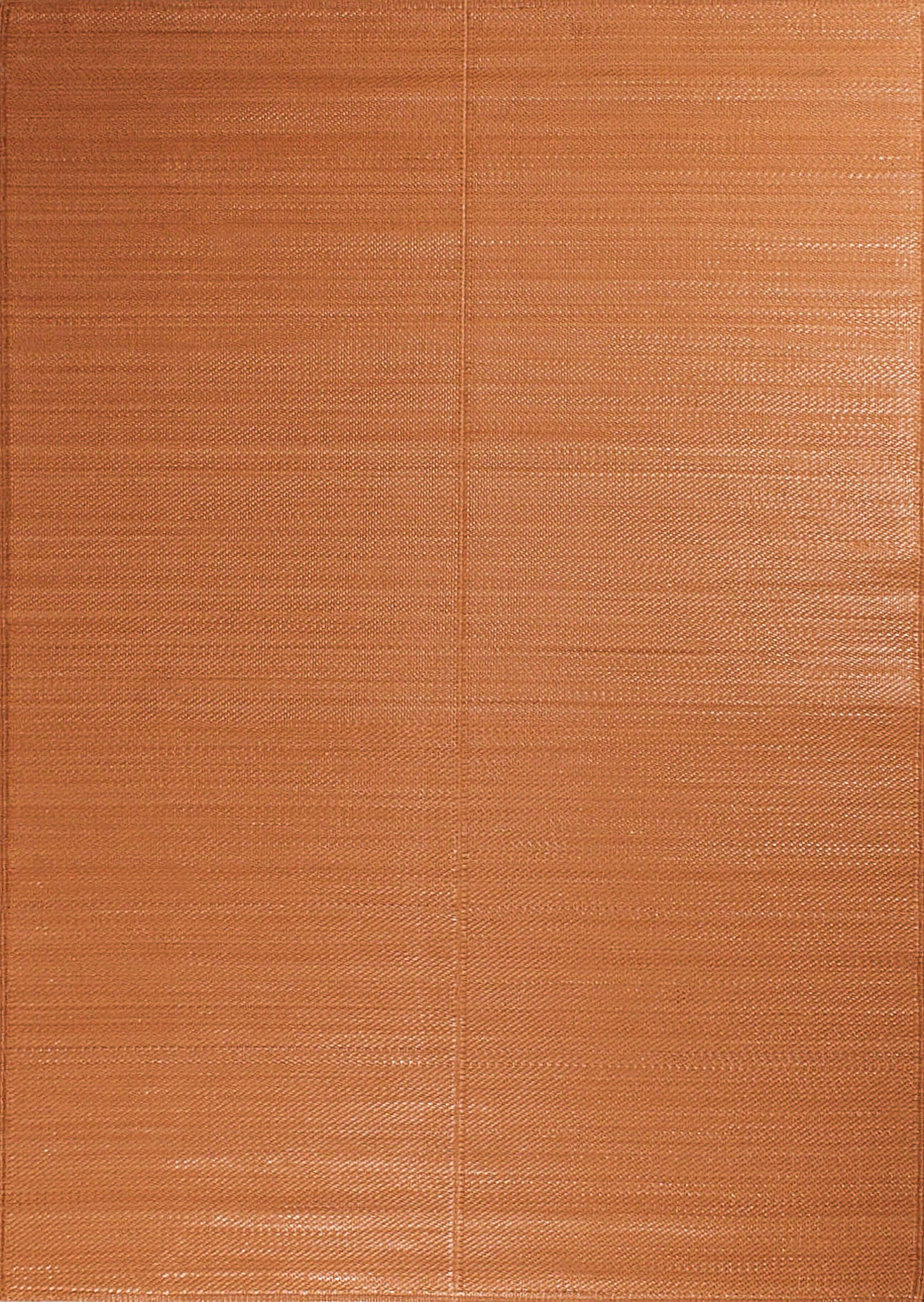 Tapis extérieur réversible motif uni - Terracotta - 150x220 cm