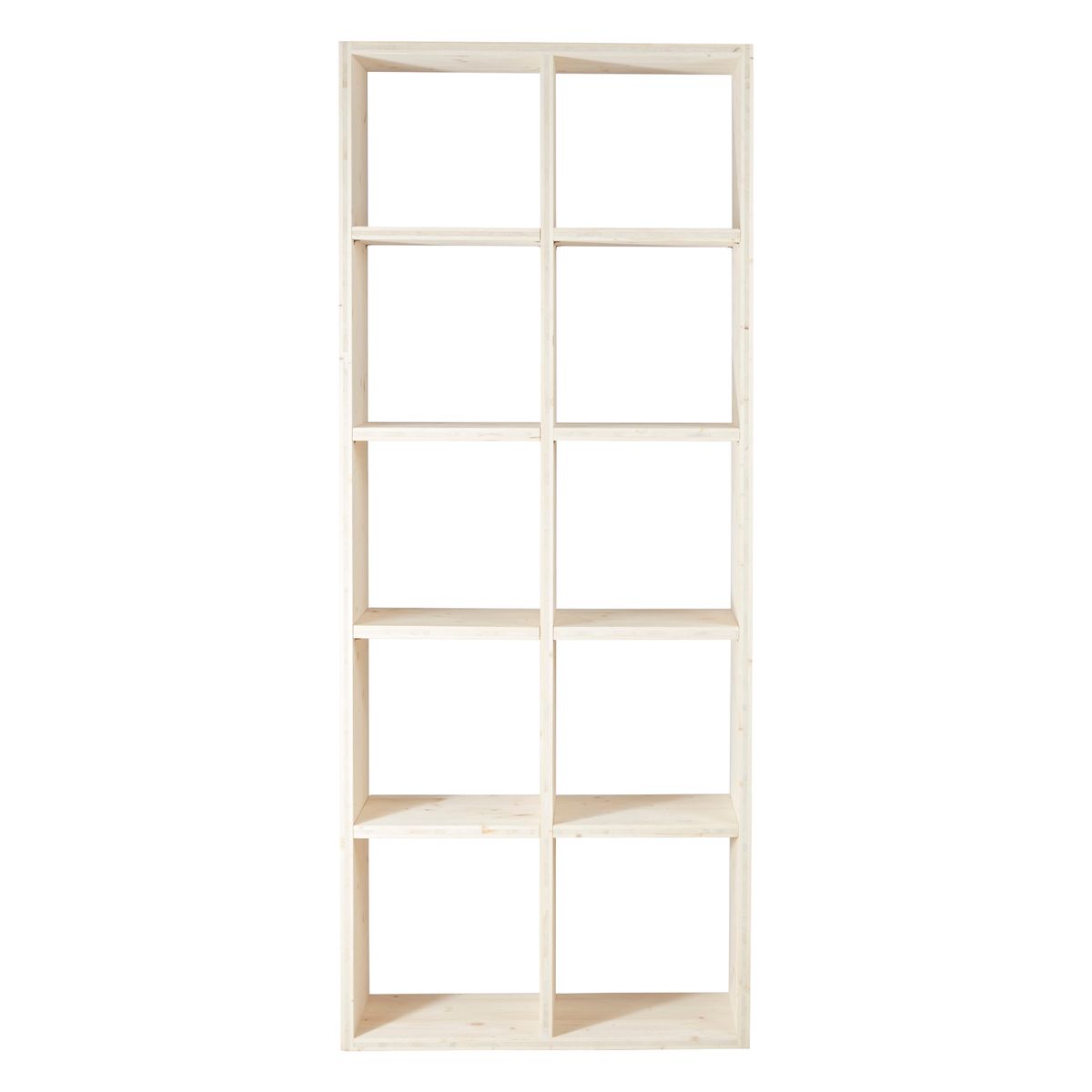 Cube de rangement pin brut 10 niches