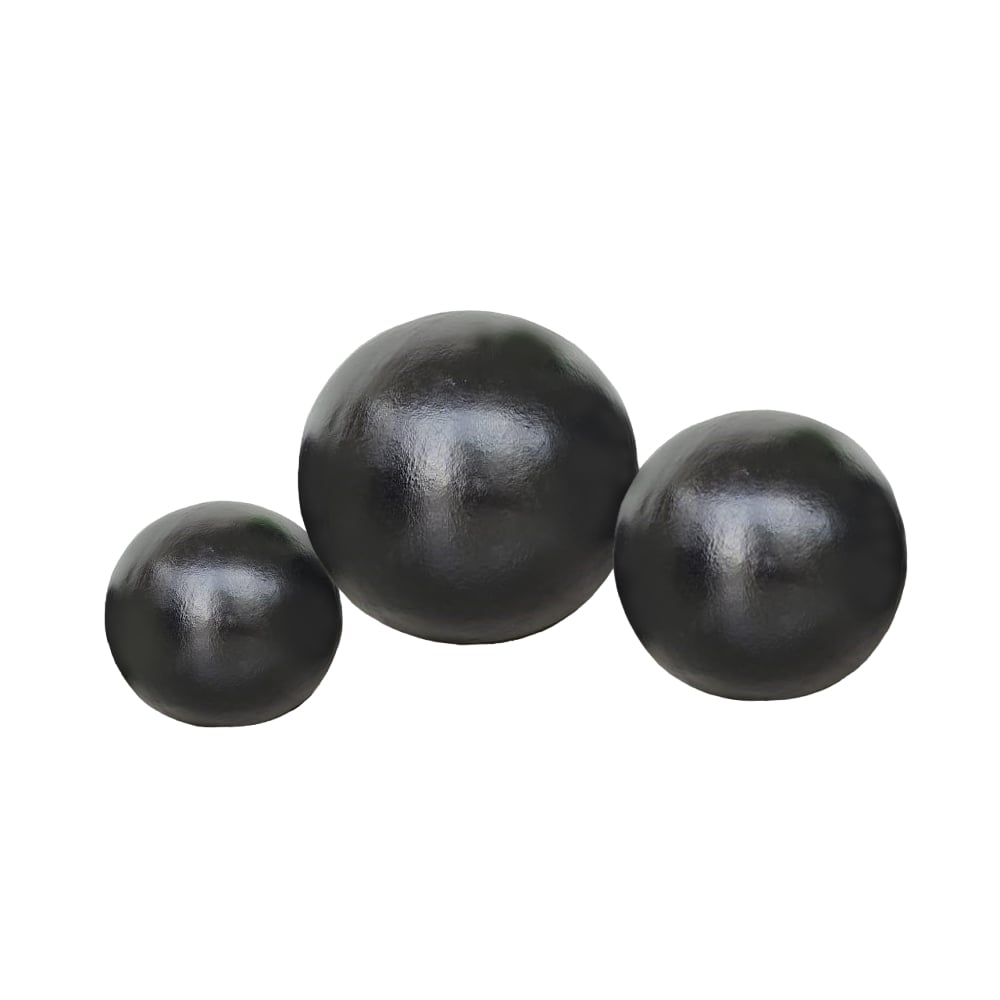 Trio boules déco design noires