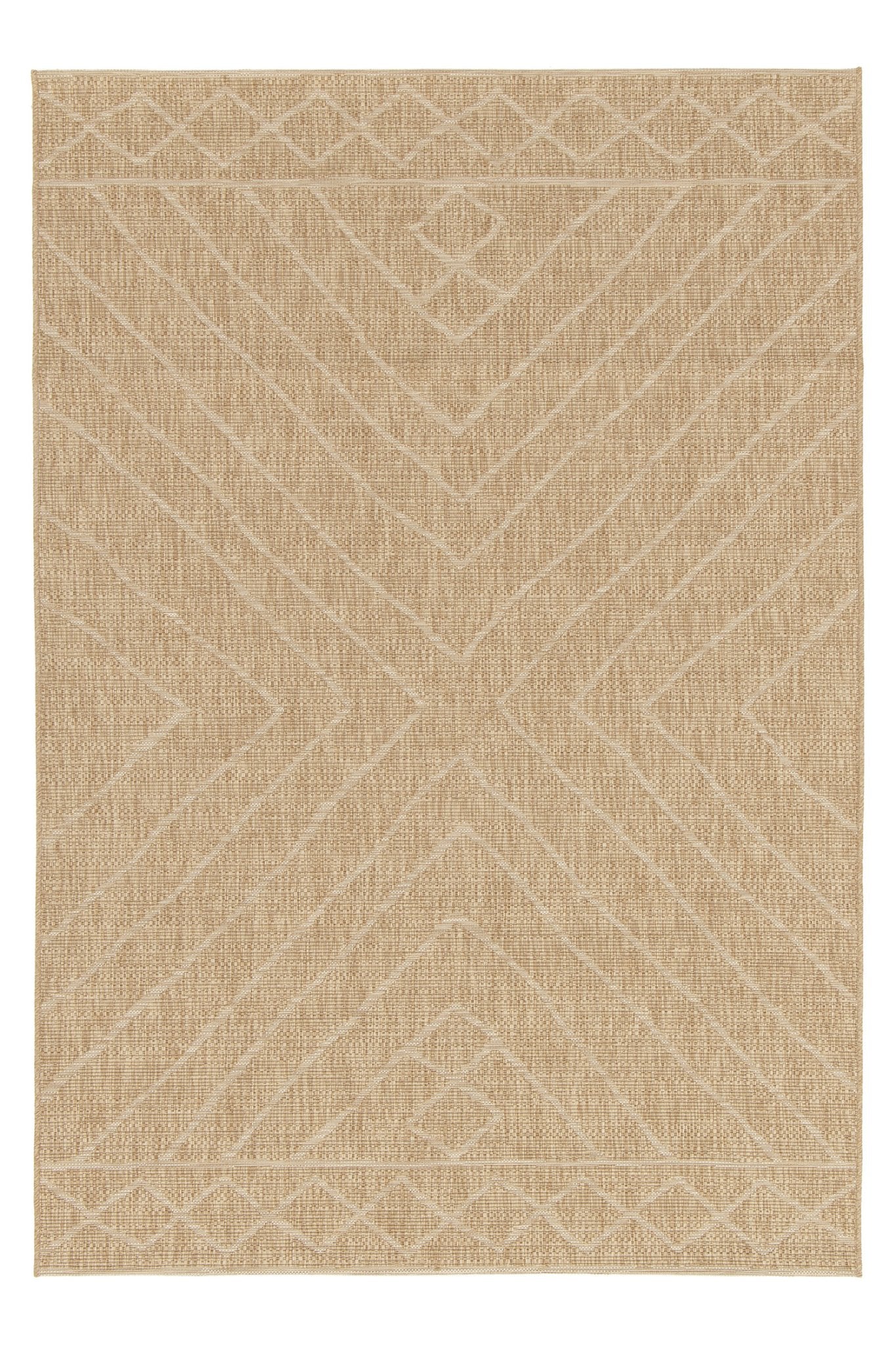 Tapis intérieur extérieur de style slowlife beige