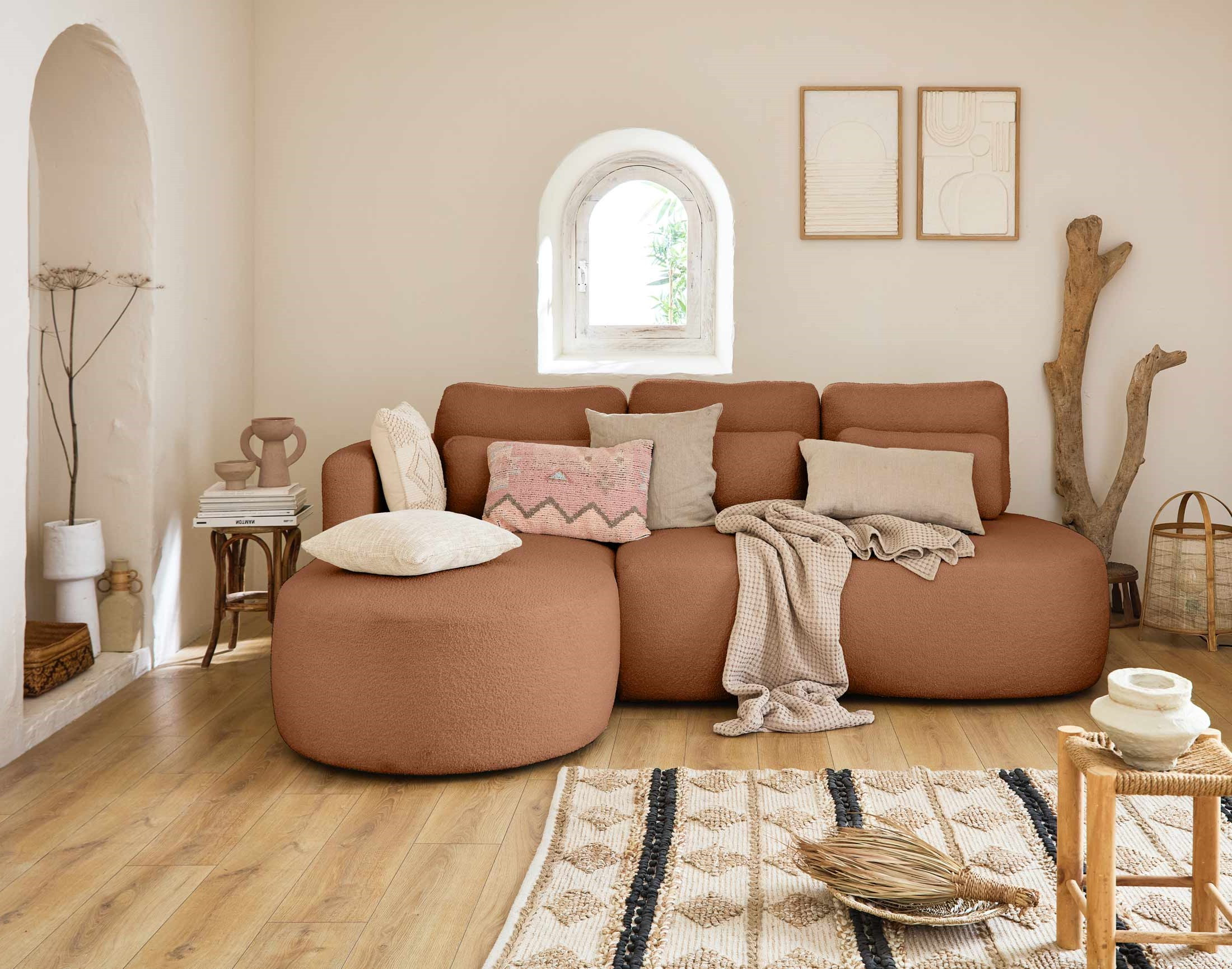 Produit similaire: mahina - Canapé bouclette Orange