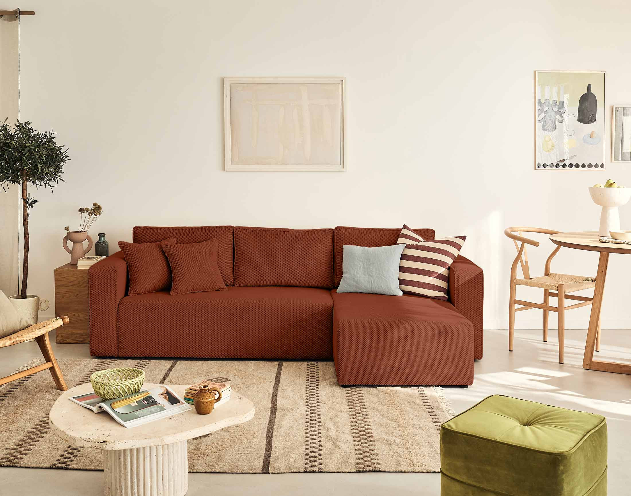 Produit similaire: topaze - Canapé convertible Rouge