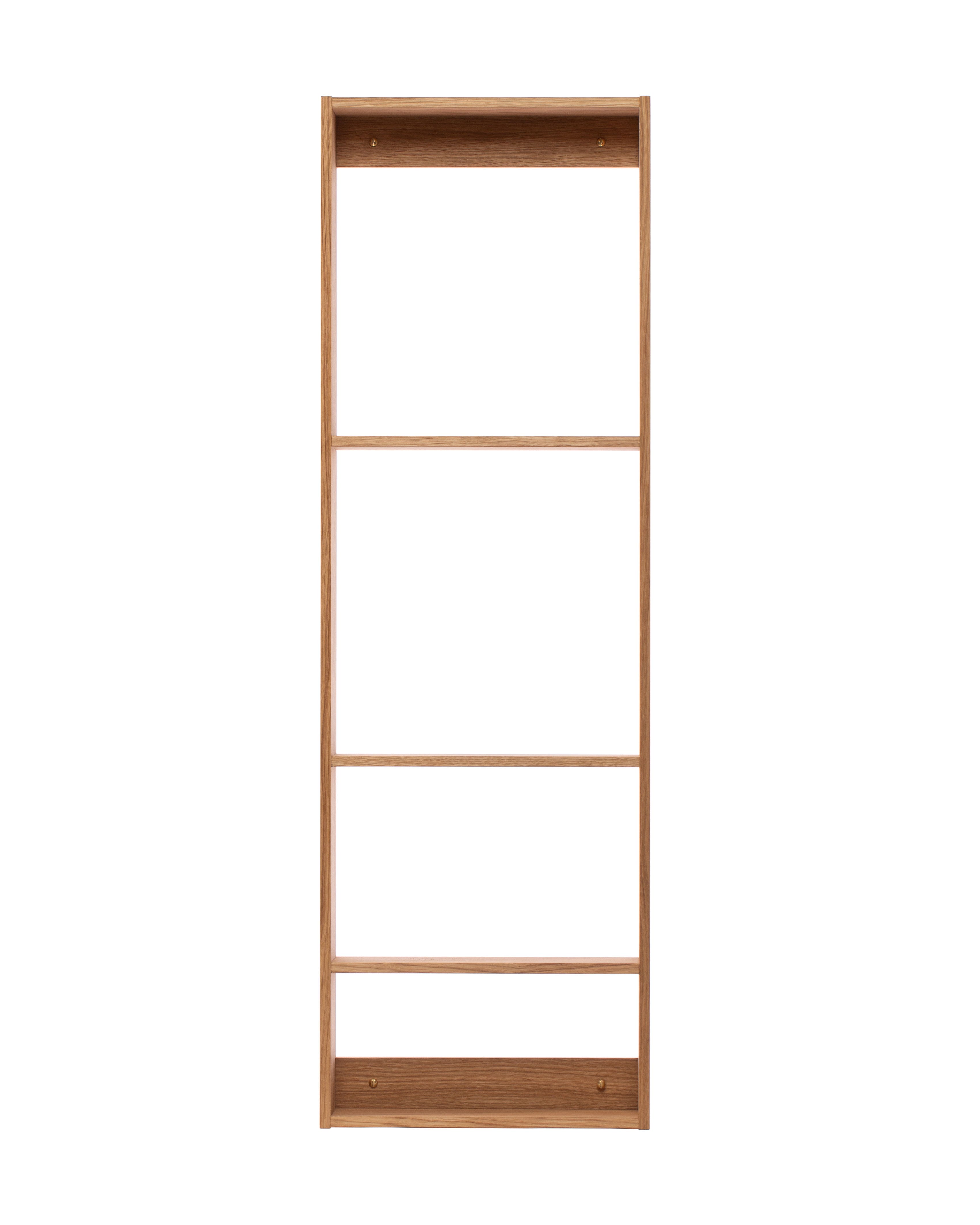 Étagère design 4 étagères en bois couleur brun clair