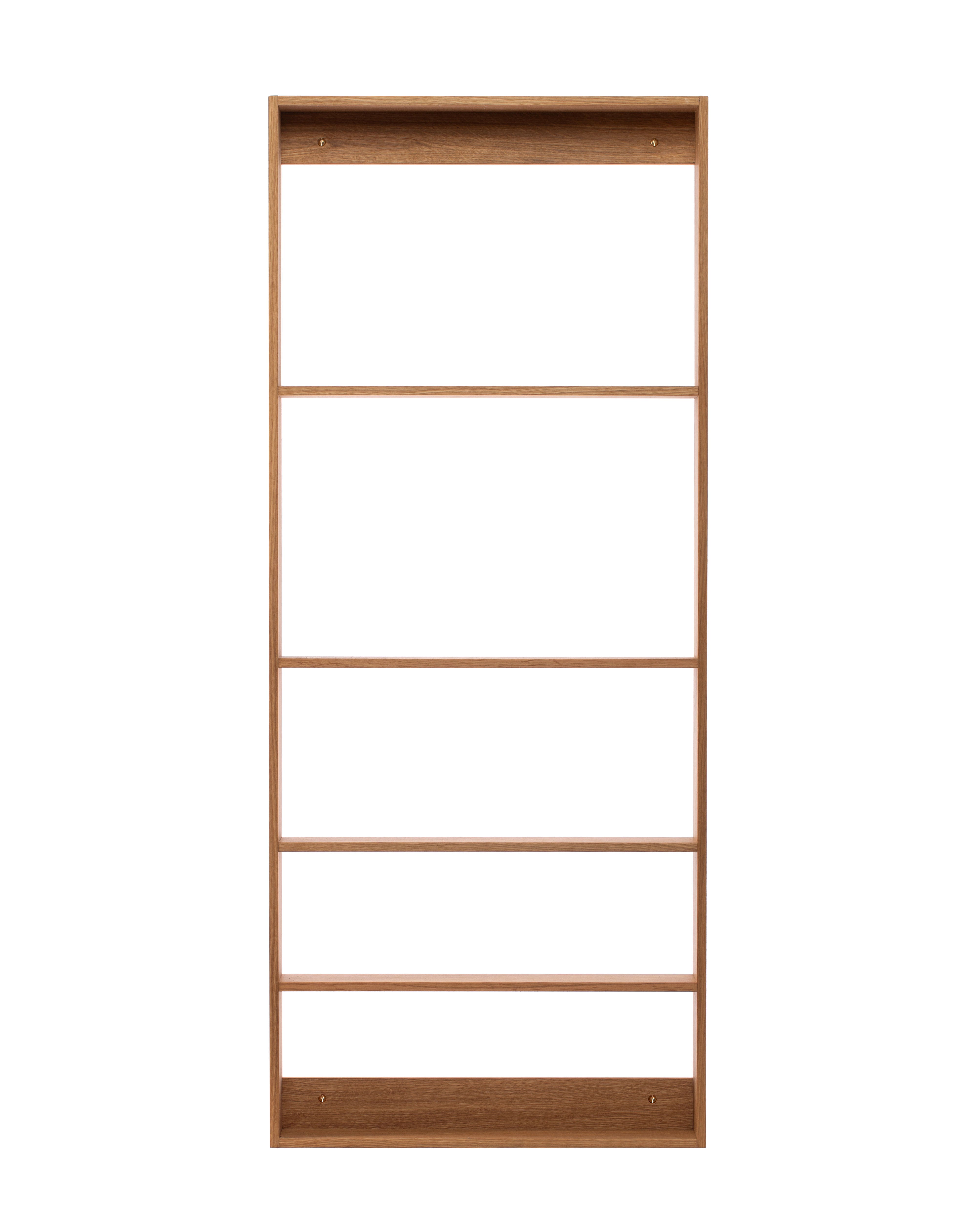 Étagère design 5 étagères en bois couleur brun clair