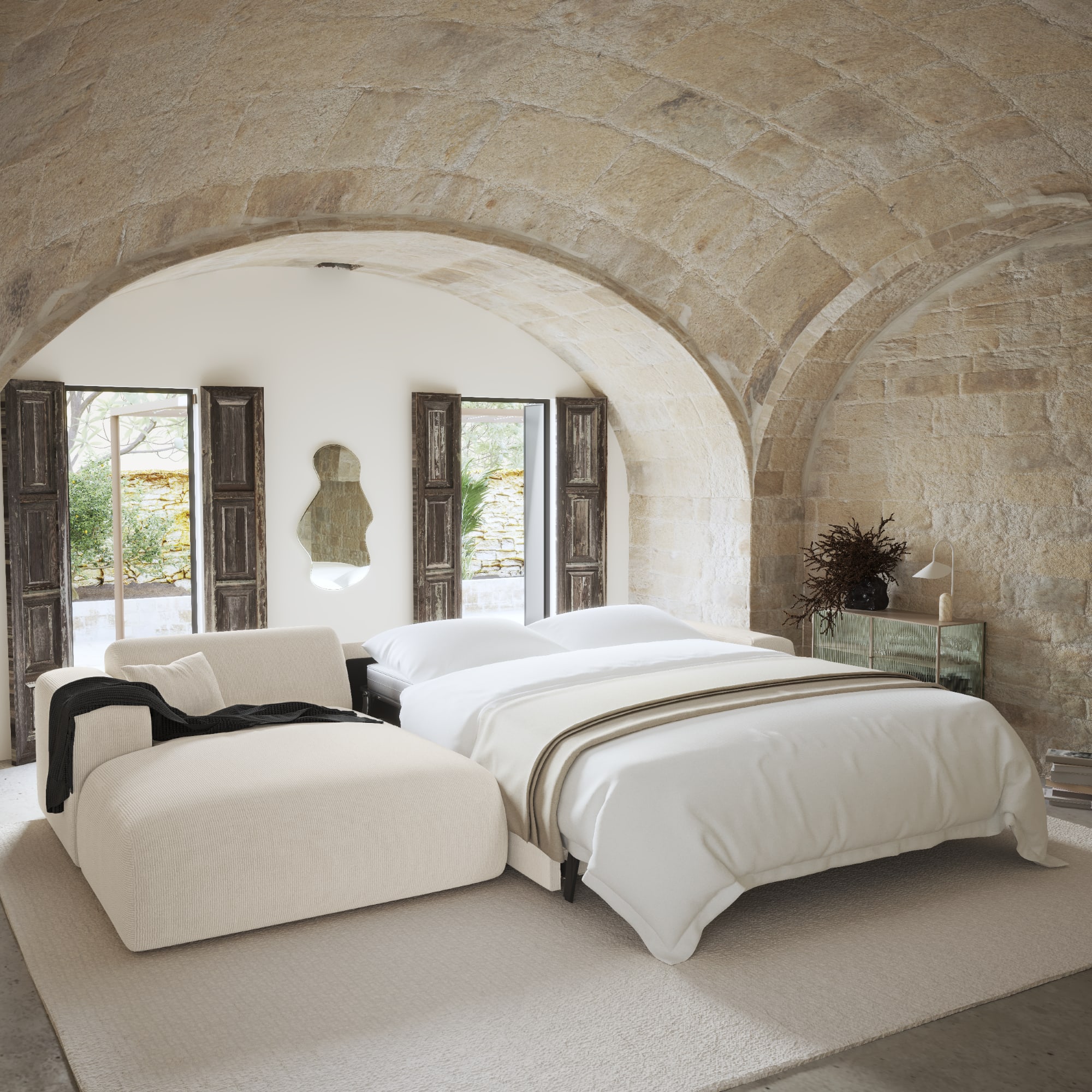 myra - Canapé Beige - Vue supplémentaire 2