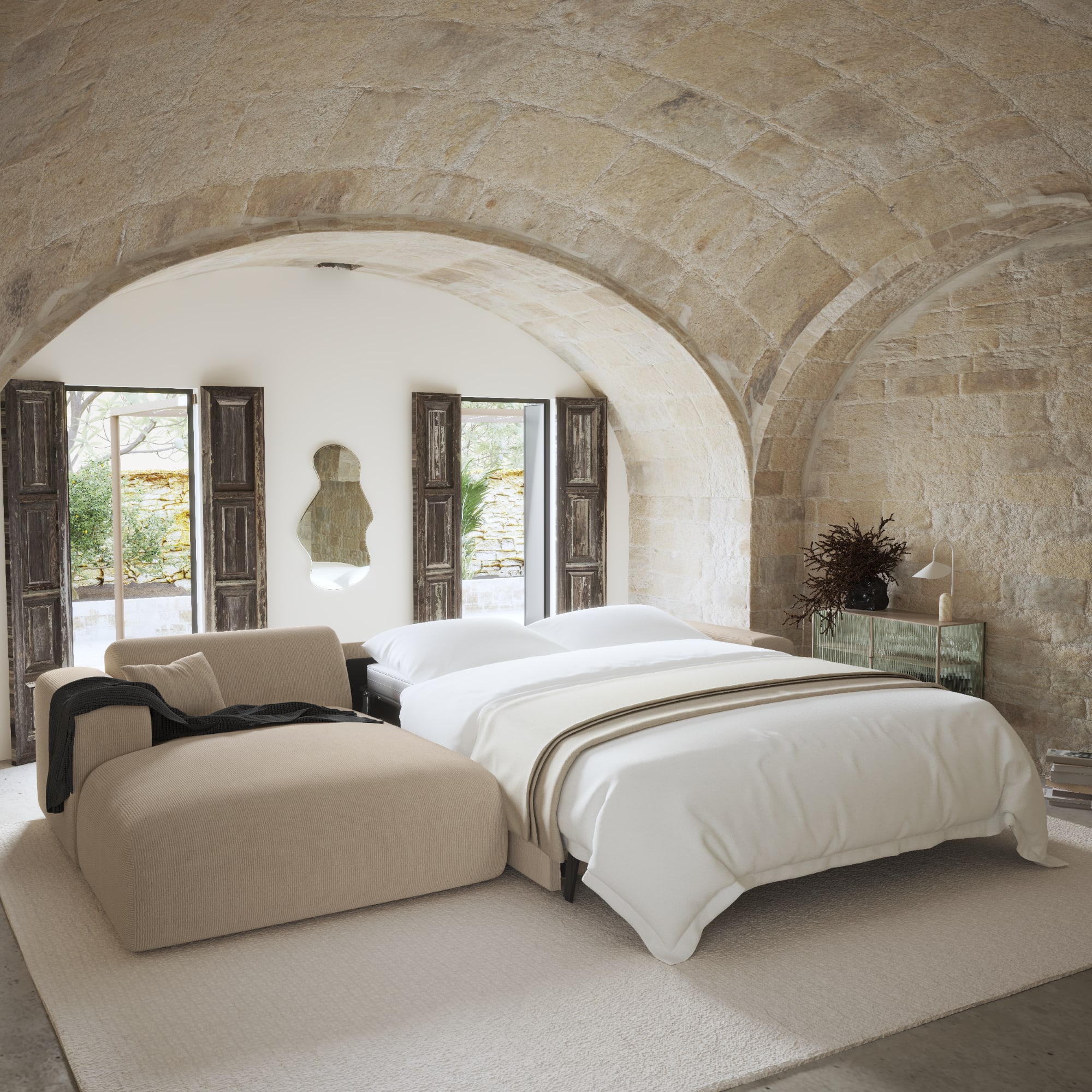 myra - Canapé Beige - Vue supplémentaire 2