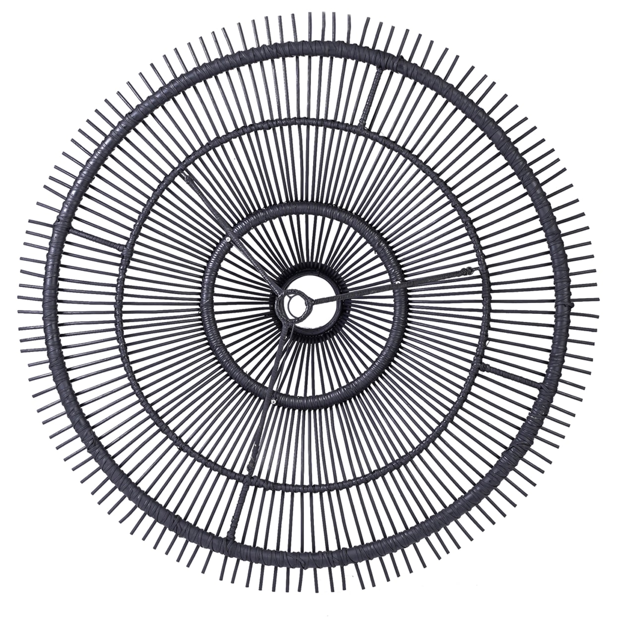 Abat-jour en rotin noir 150×40
